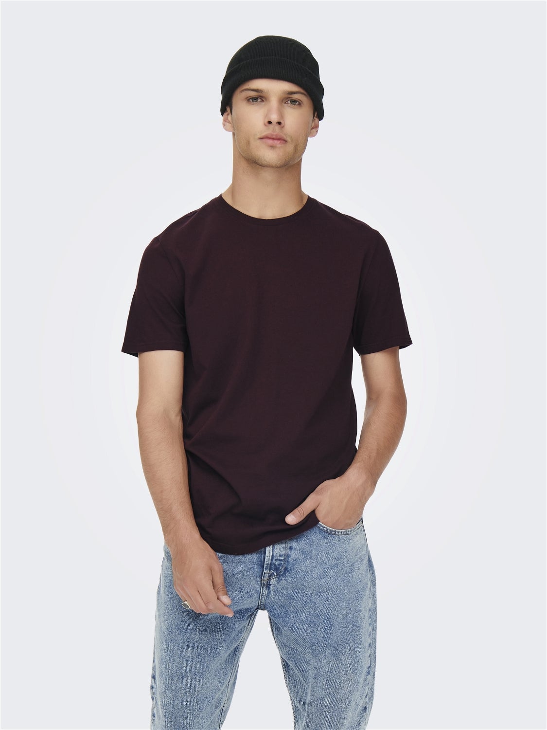 HERREN Hemden & T-Shirts Print ONLY & SONS T-Shirt Rabatt 57 % Schwarz/Mehrfarbig L 
