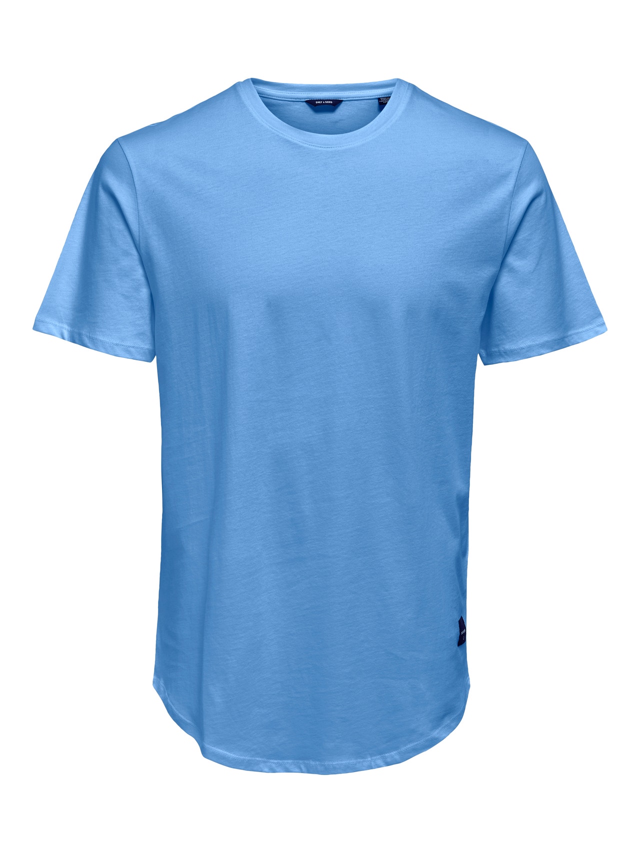 ONLY & SONS Lang geschnitten Rundhals T-Shirt -Marina - 22002973