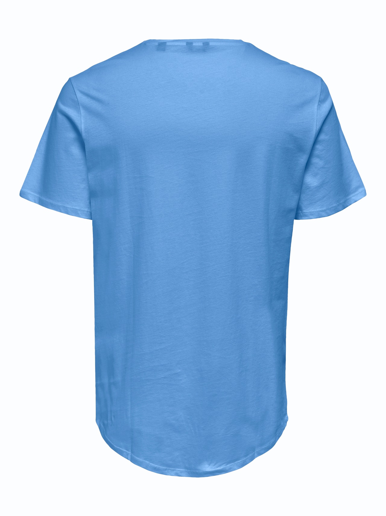 ONLY & SONS Camisetas Corte long line Cuello redondo -Marina - 22002973