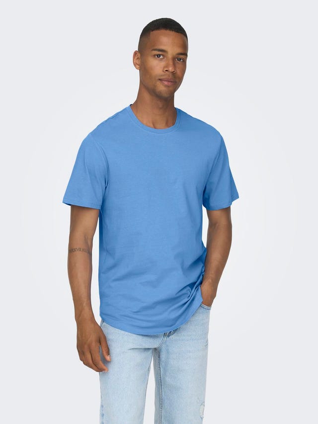 ONLY & SONS Long o-neck t-shirt - 22002973