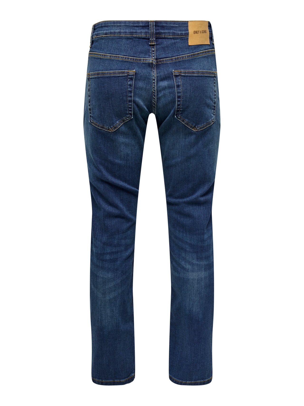 ONLY & SONS Normal geschnitten Mittlere Taille Jeans -Medium Blue Denim - 22005076