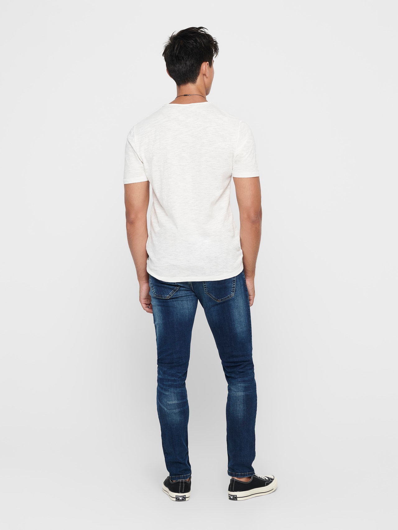 ONLY & SONS Normal geschnitten Mittlere Taille Jeans -Medium Blue Denim - 22005076