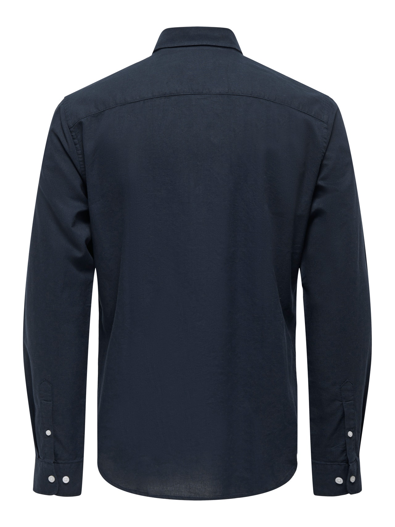 ONLY & SONS Slim fit Button down-kraag Overhemd -Dark Navy - 22006479