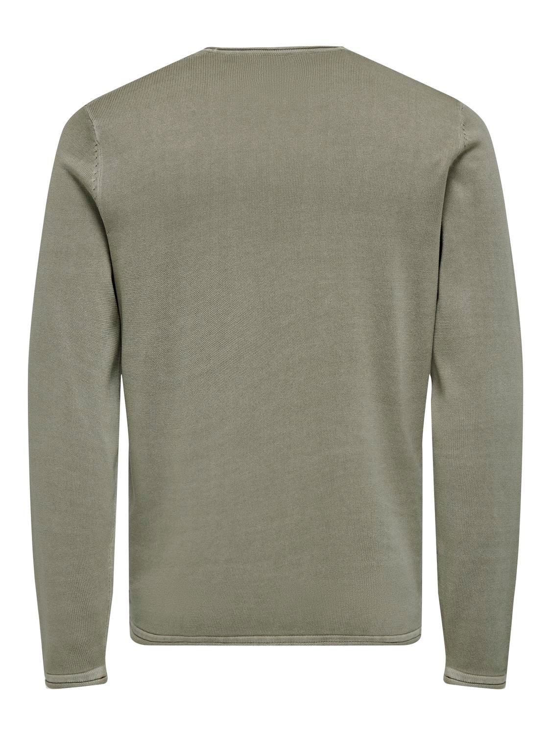 ONLY & SONS Pull-overs Regular Fit Col ras du cou -Griffin - 22006806