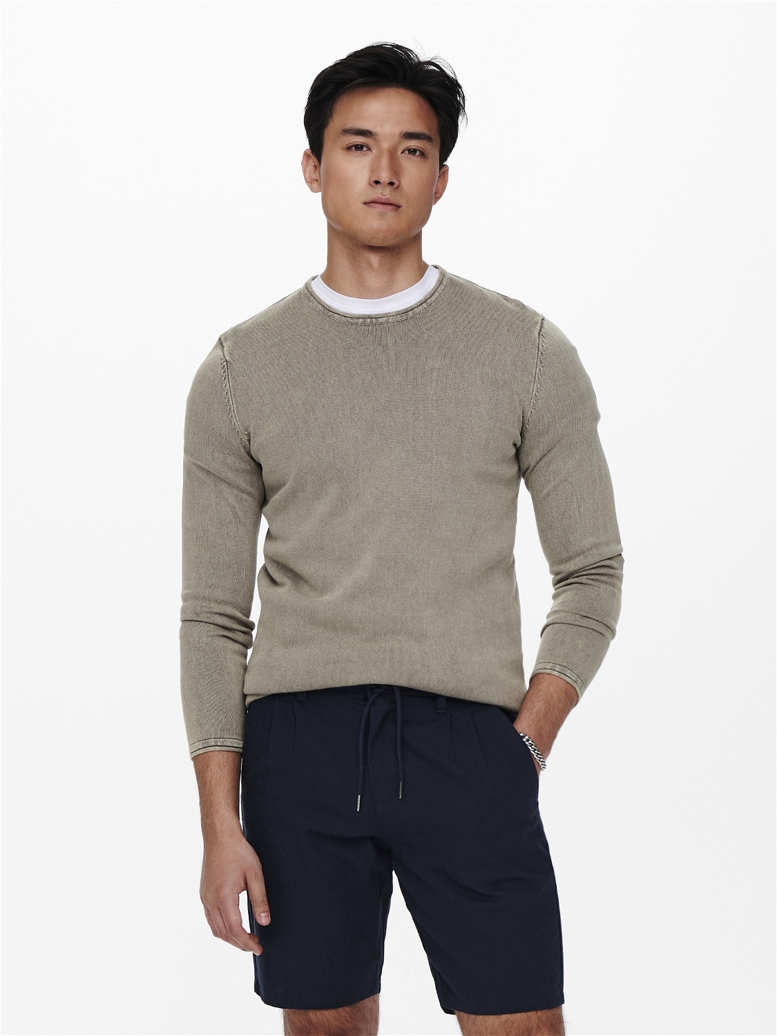 ONLY & SONS Crew neck knitted pullover -Griffin - 22006806