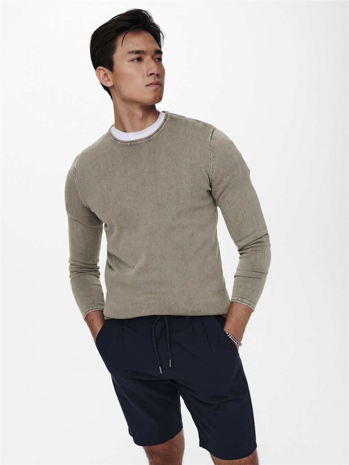 ONLY & SONS Normal passform Rundringning Pullover -Griffin - 22006806
