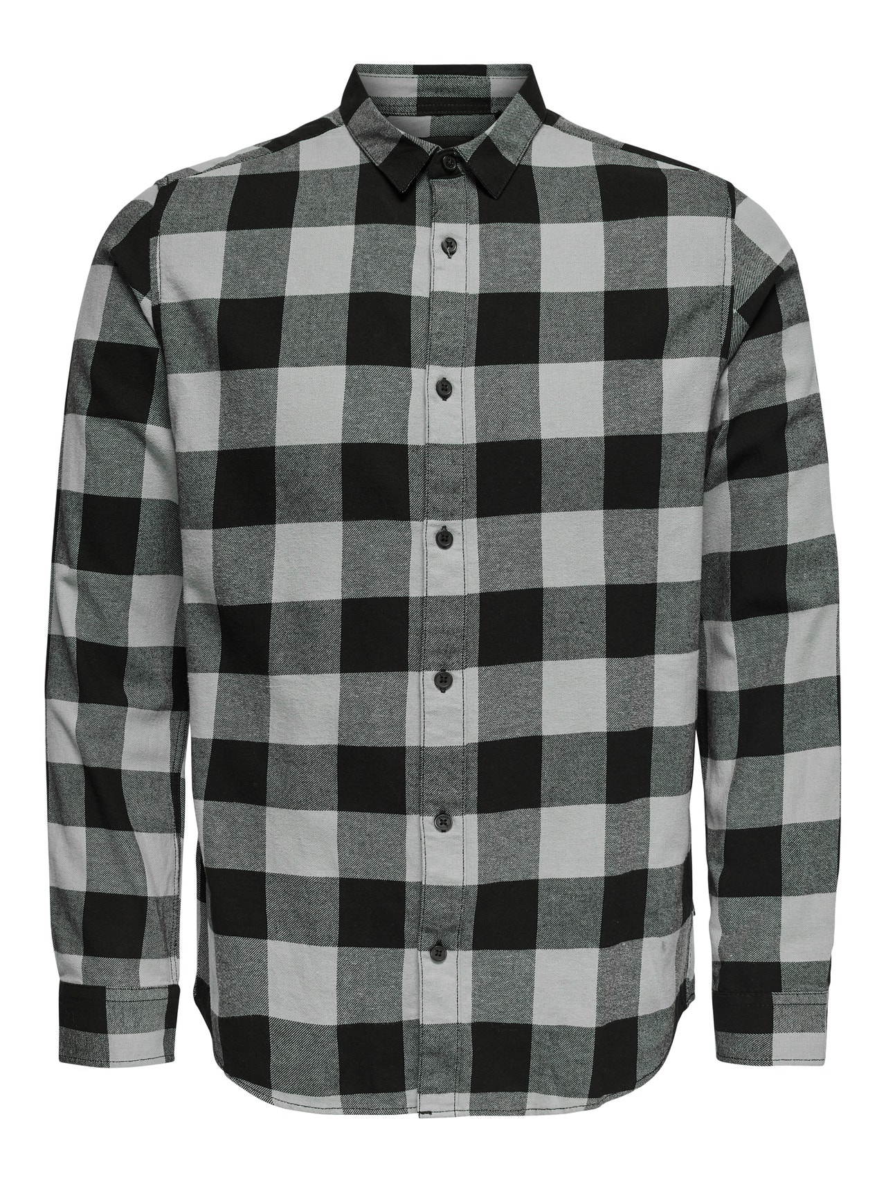 Slim Fit Shirt collar Shirt | Medium Grey | ONLY & SONS®