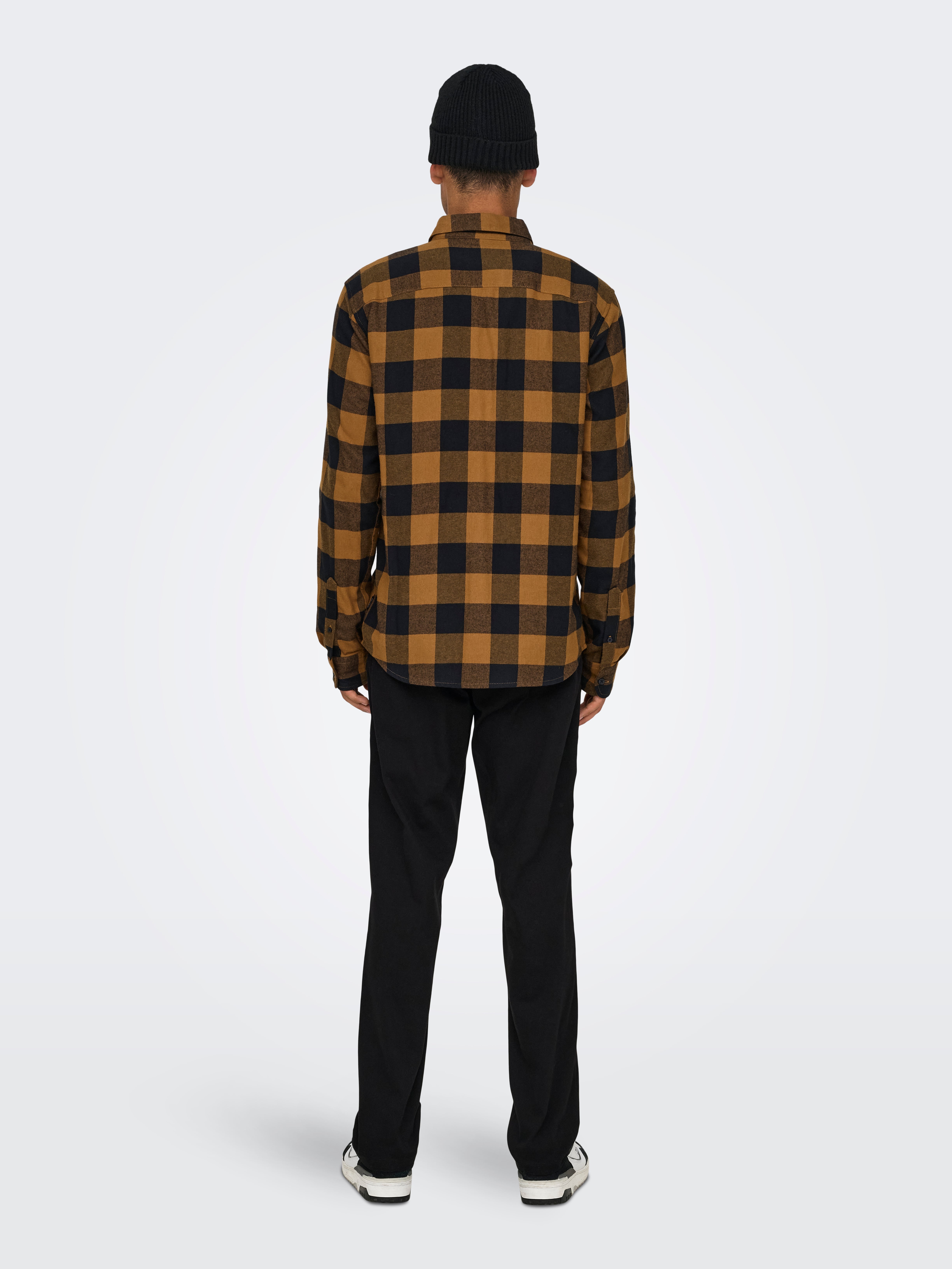 Slim fit checked shirt