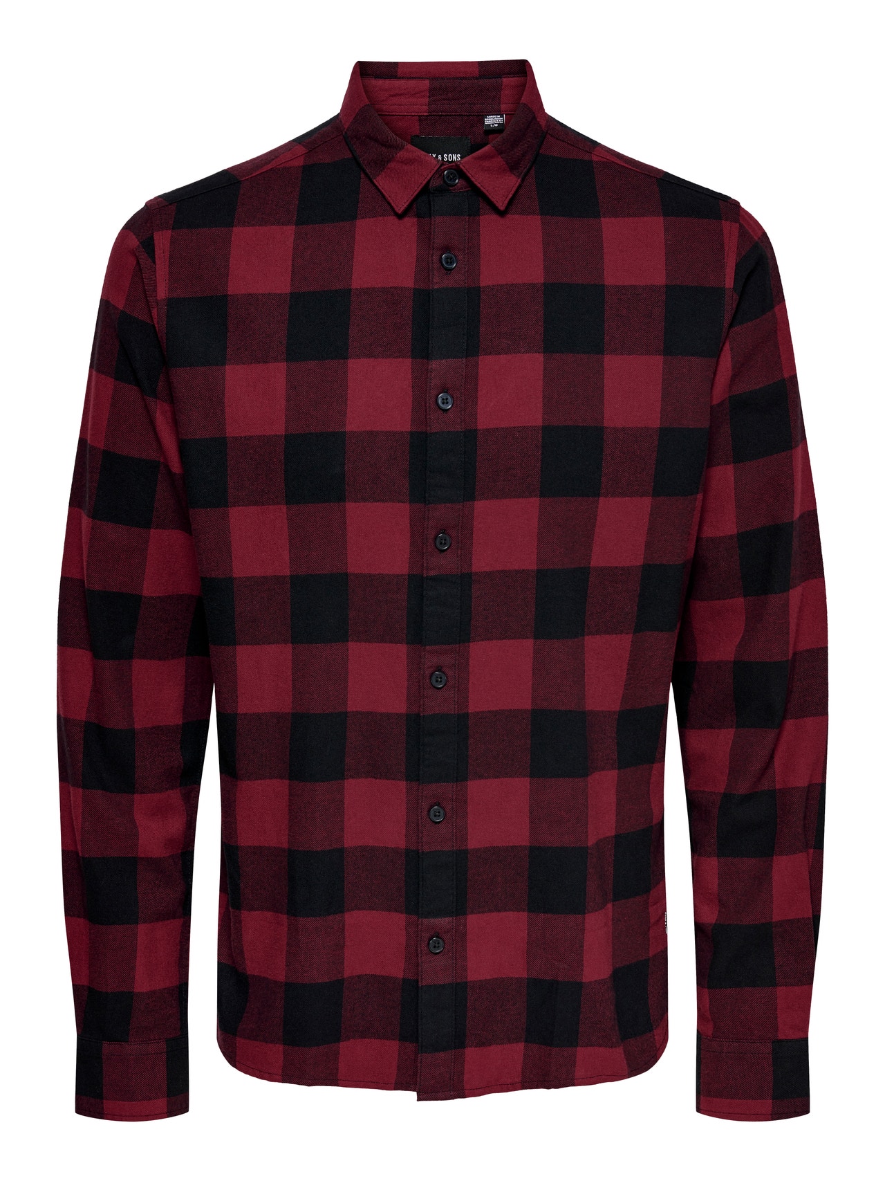 ONLY & SONS Slim fit Overhemd kraag Overhemd -Cabernet - 22007112