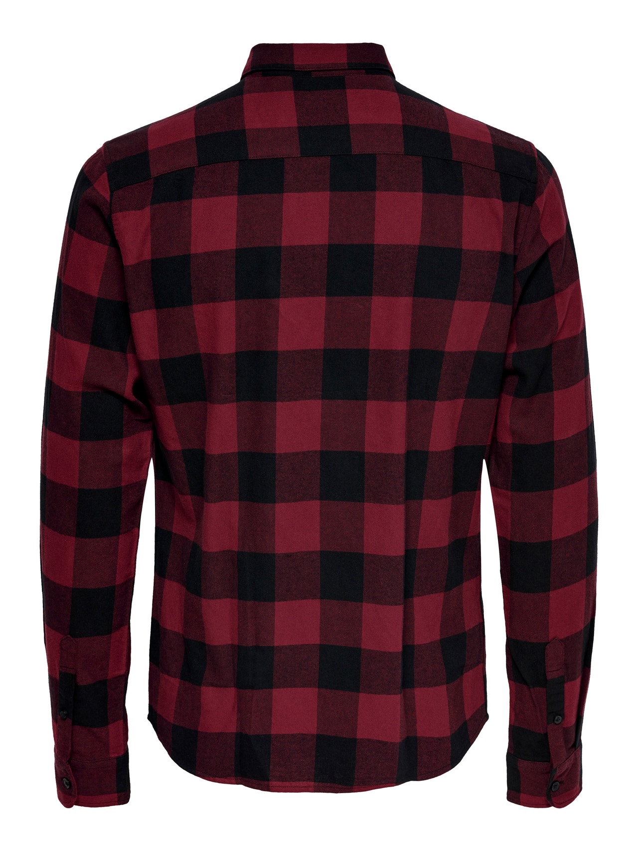 ONLY & SONS Slim fit Overhemd kraag Overhemd -Cabernet - 22007112