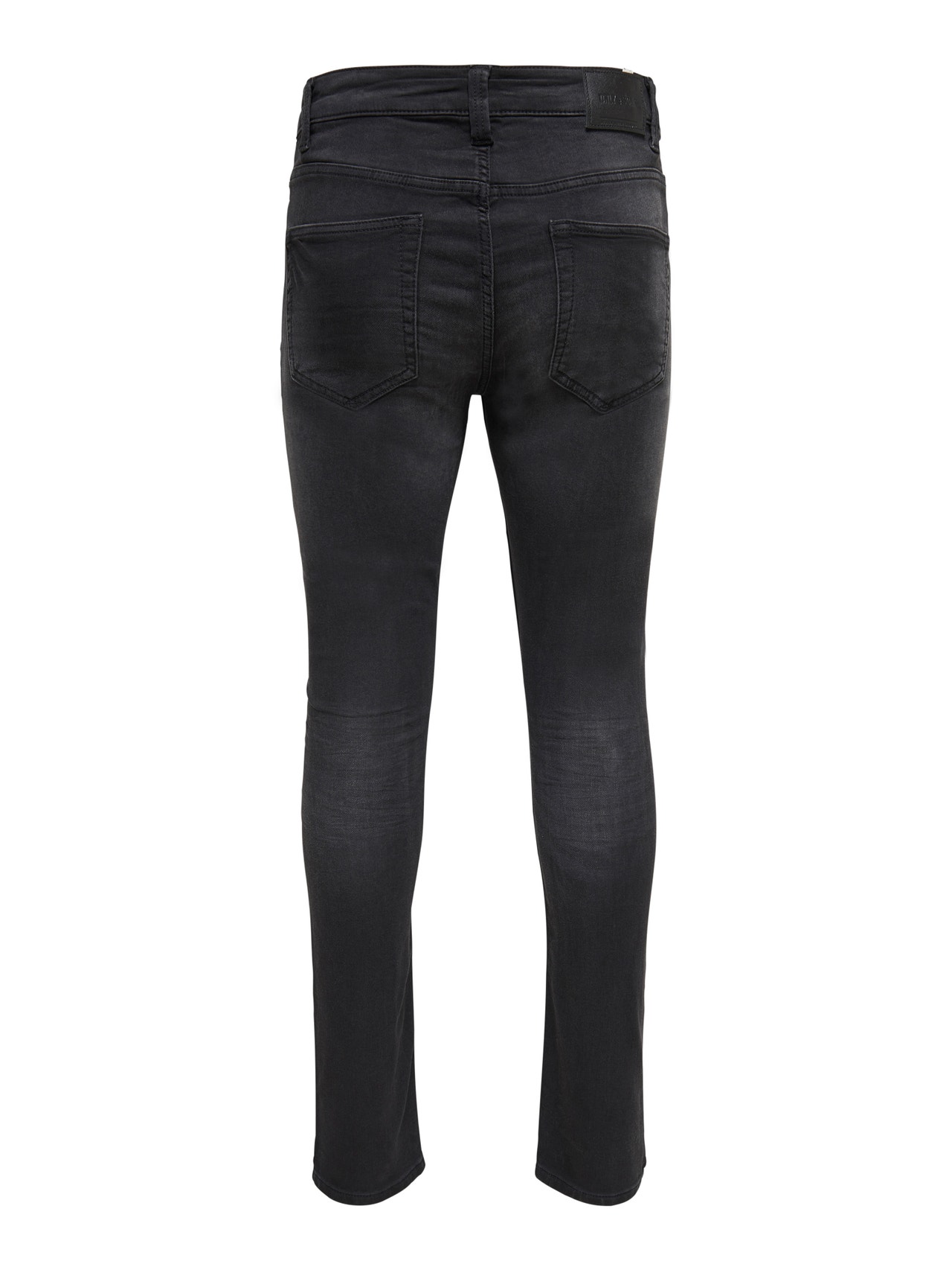 Slim Fit Mid rise Jeans ONLY | SONS® | & Black