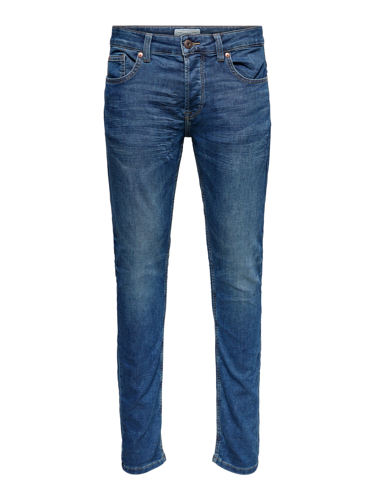 ONLY & SONS Jeans Slim Fit Taille moyenne -Blue Denim - 22008472