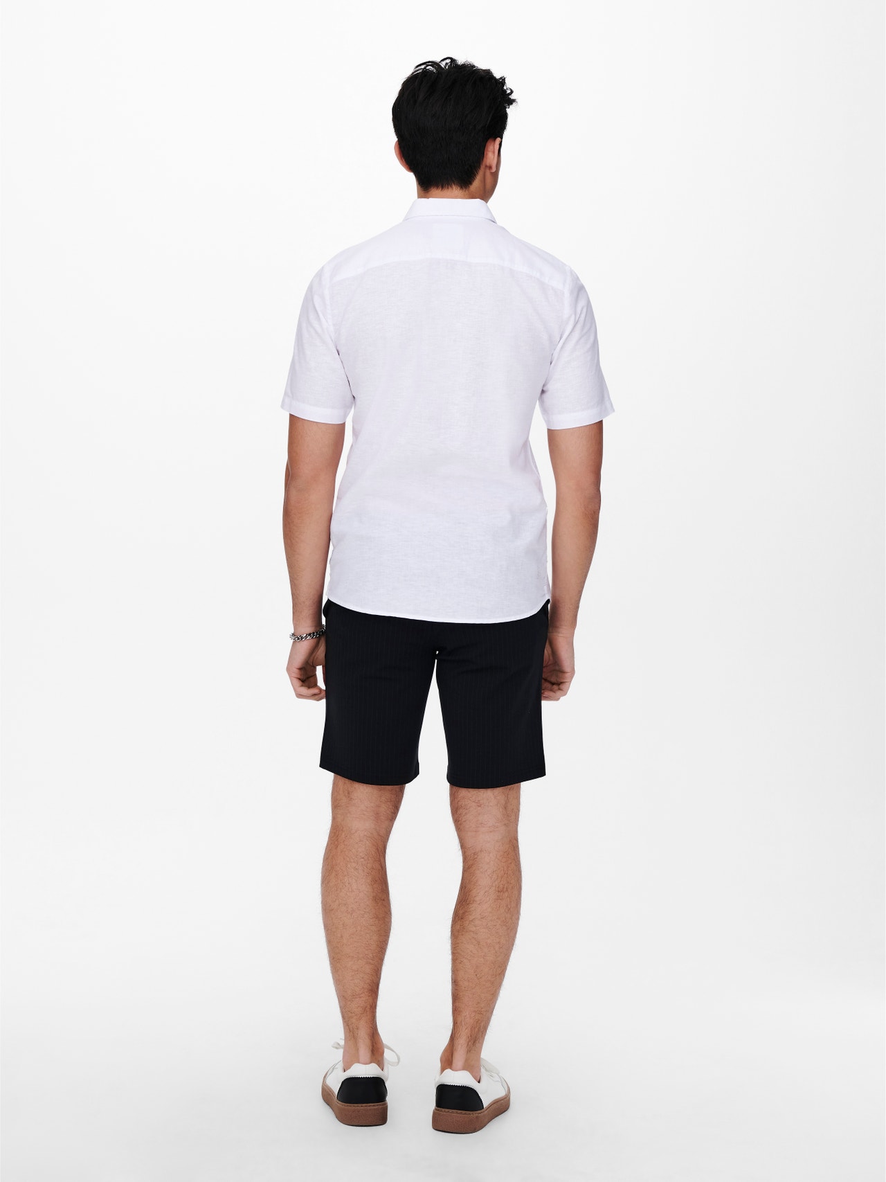 ONLY & SONS Slim Fit Skjortkrage Skjorta -White - 22009885