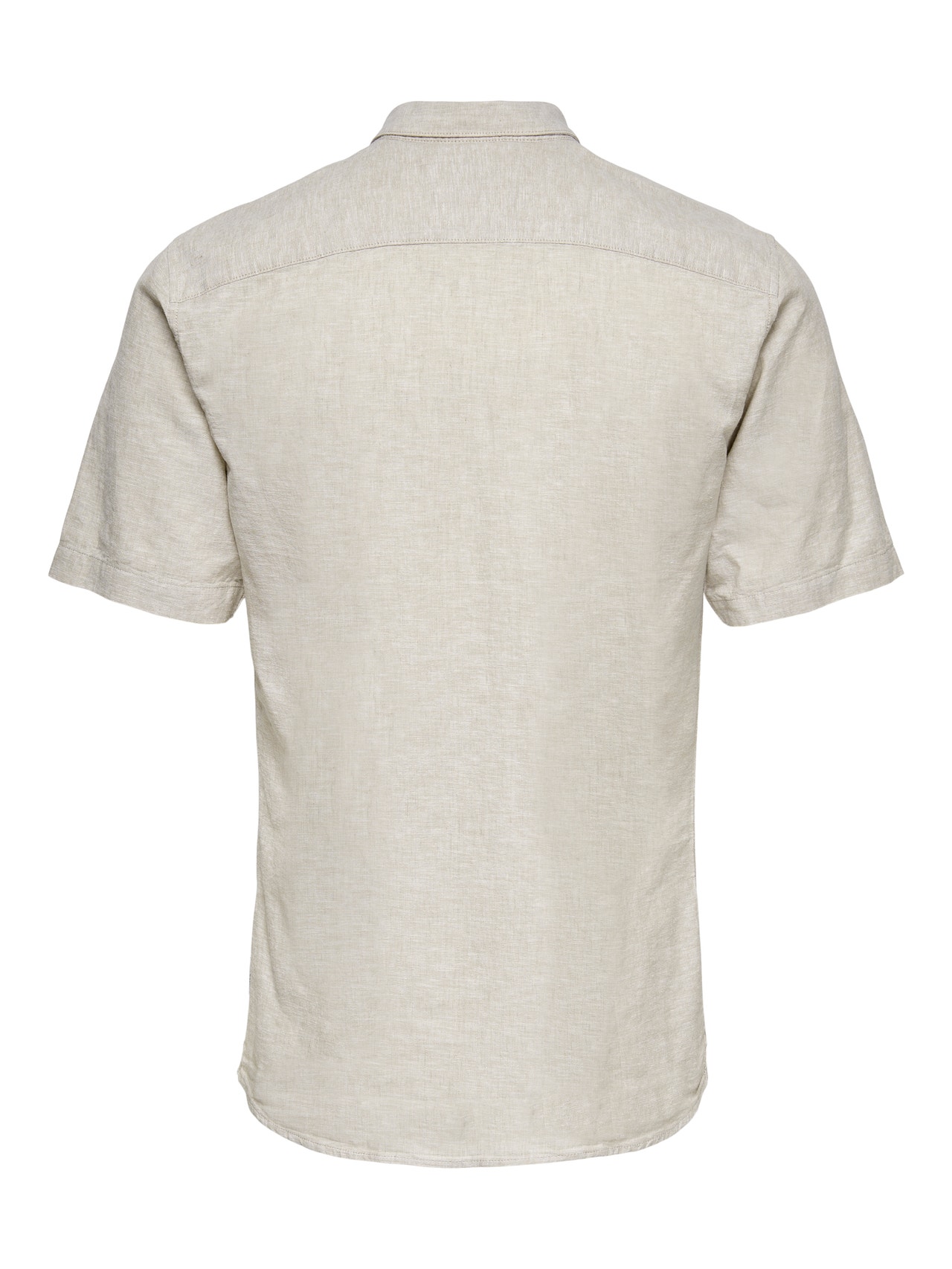 ONLY & SONS Slim Fit Shirt collar Shirt -Chinchilla - 22009885