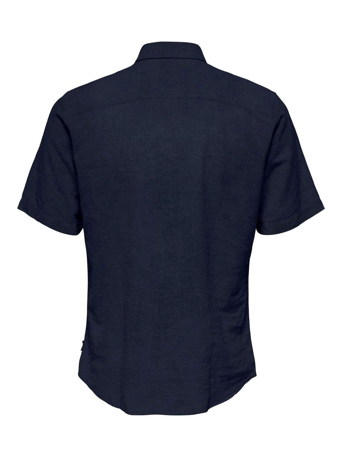 ONLY & SONS Camisas Corte slim Cuello de camisa -Night Sky - 22009885