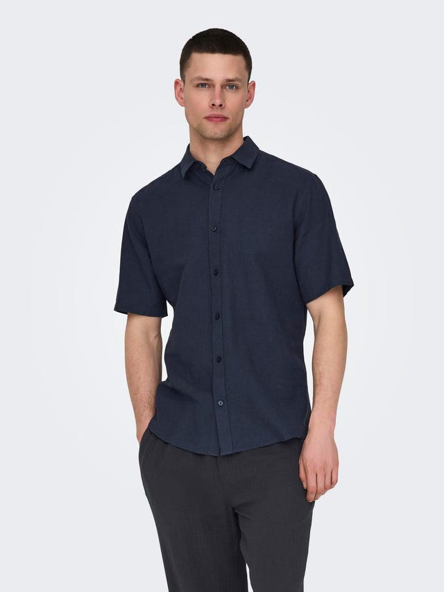 ONLY & SONS Short sleeved slim fit shirt - 22009885