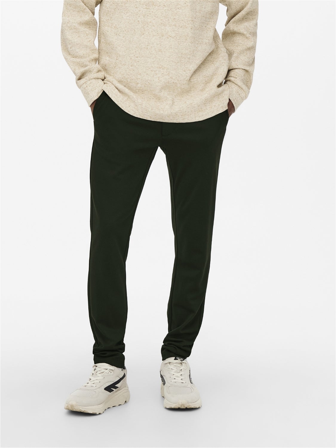 GANNI x Paloma Elsesser Check Mix Drawstring Trousers