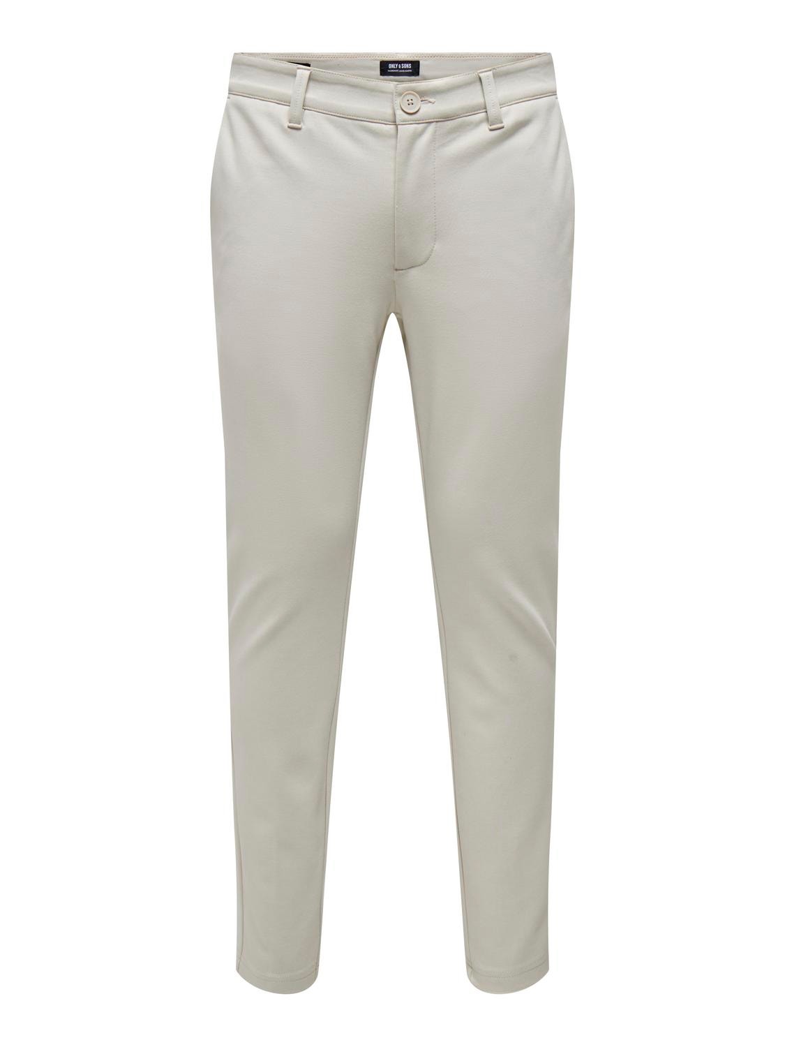 ONLY & SONS Solid colored chinos -Moonstruck - 22010209