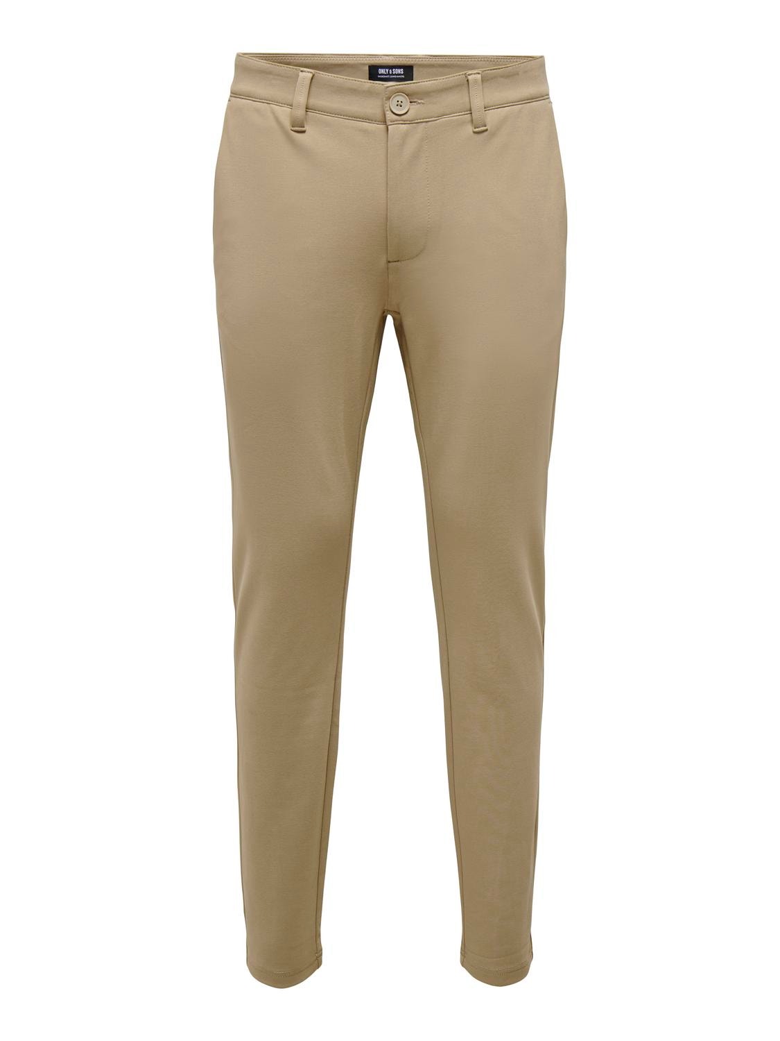 ONLY & SONS Solid colored chinos -Chinchilla - 22010209