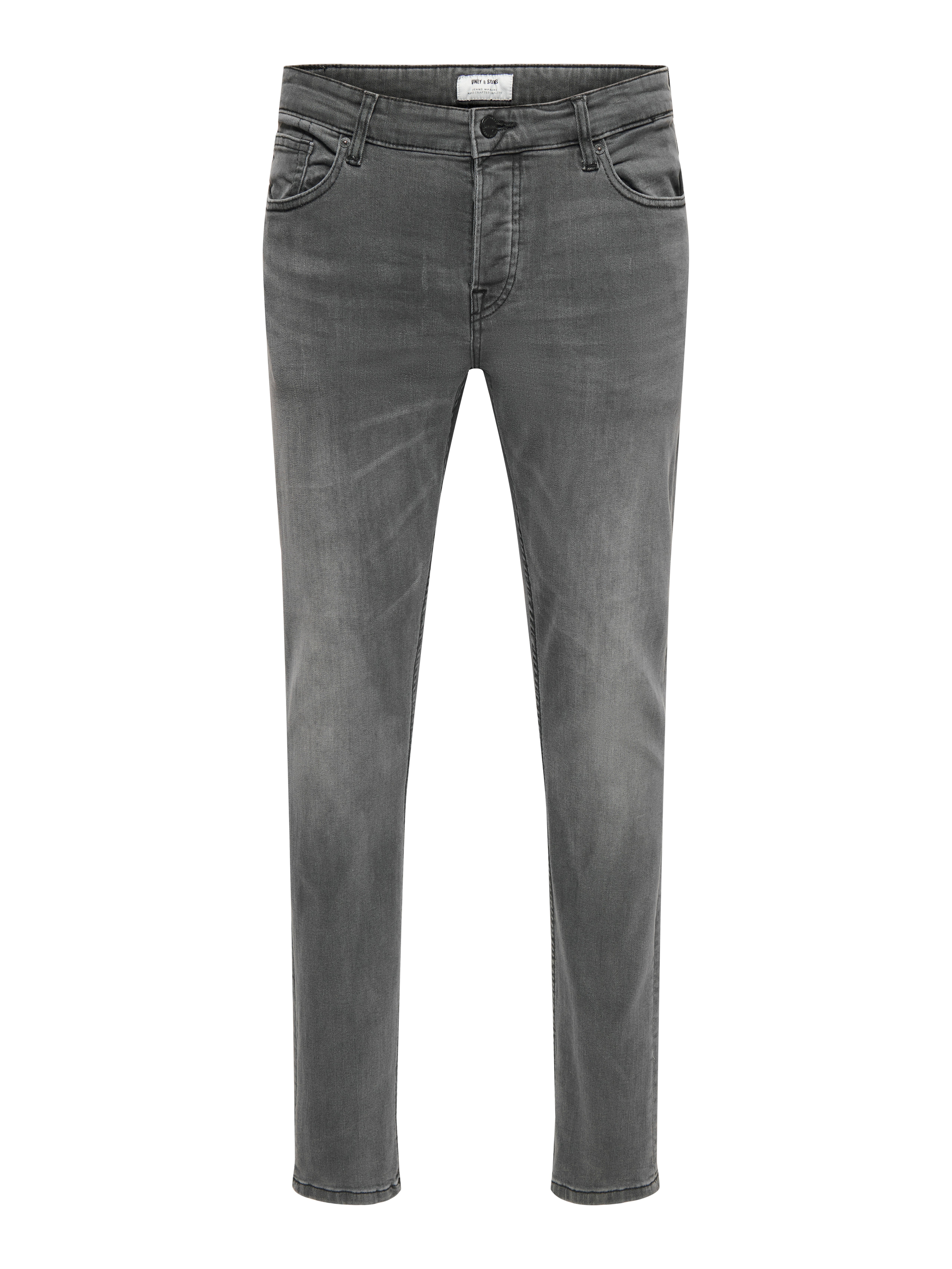 Only And Sons Loom Uomo Jeans Slim Fit Nero – W36L32 99% Cotone 1% Elastan
