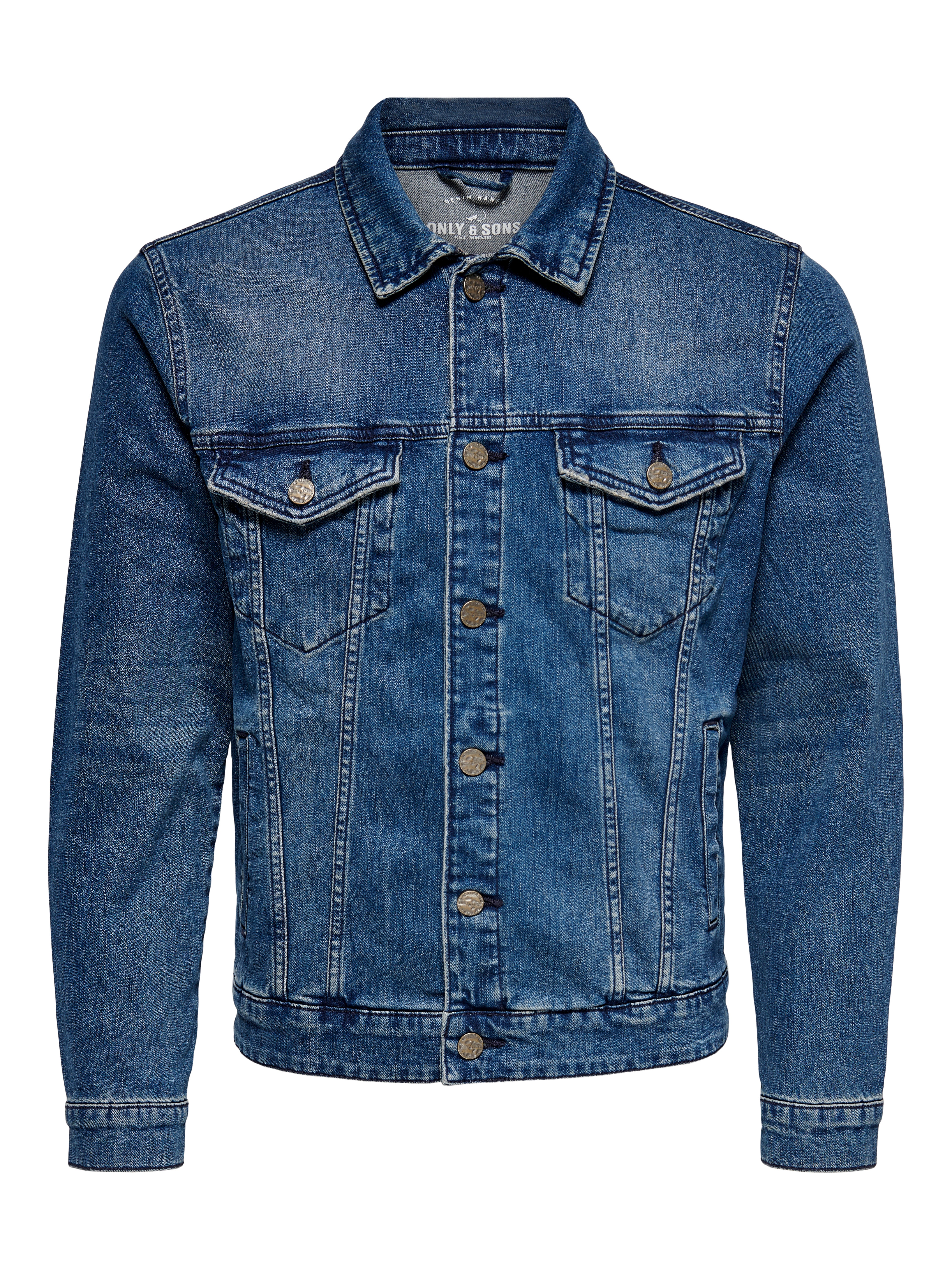 only blue denim jacket