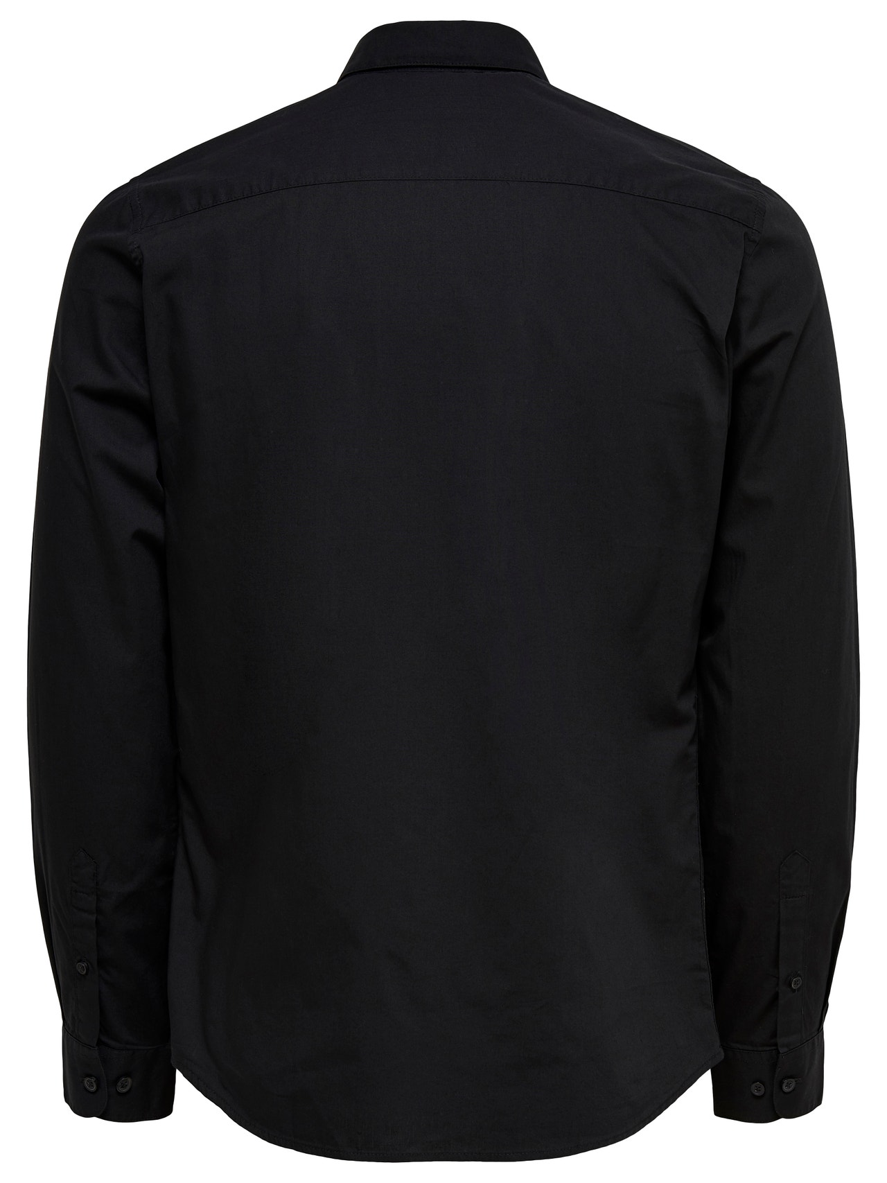 ONLY & SONS Slim fit Overhemd kraag Overhemd -Black - 22010862