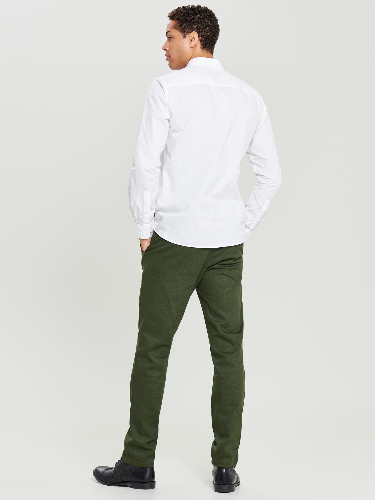 ONLY & SONS Slim Fit Skjortekrage Skjorte -White - 22010862