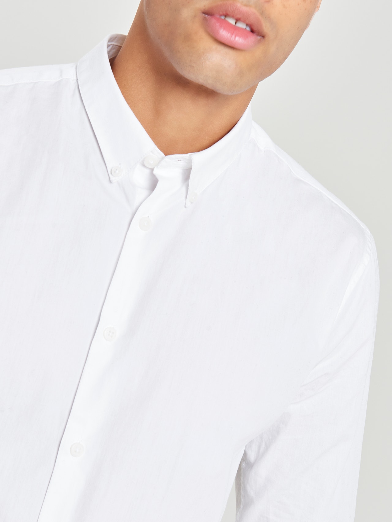 ONLY & SONS Slim Fit Shirt collar Shirt -White - 22010862