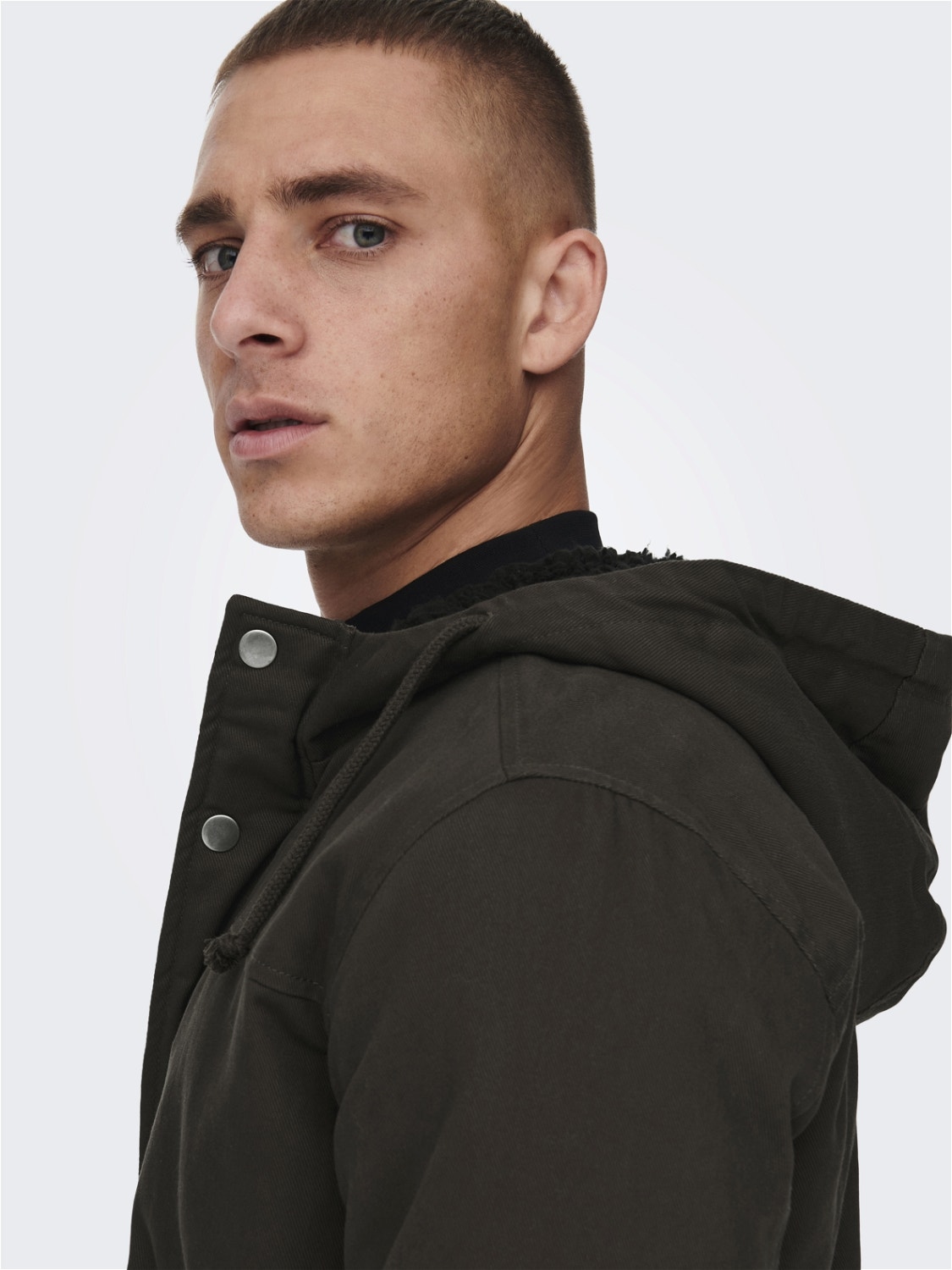 ONLY & SONS Parka jacket -Licorice - 22011787
