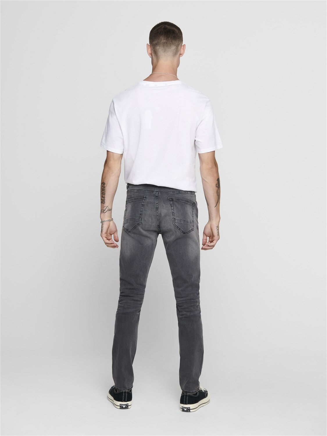 ONLY & SONS Jeans Skinny Fit Taille basse -Grey Denim - 22012051