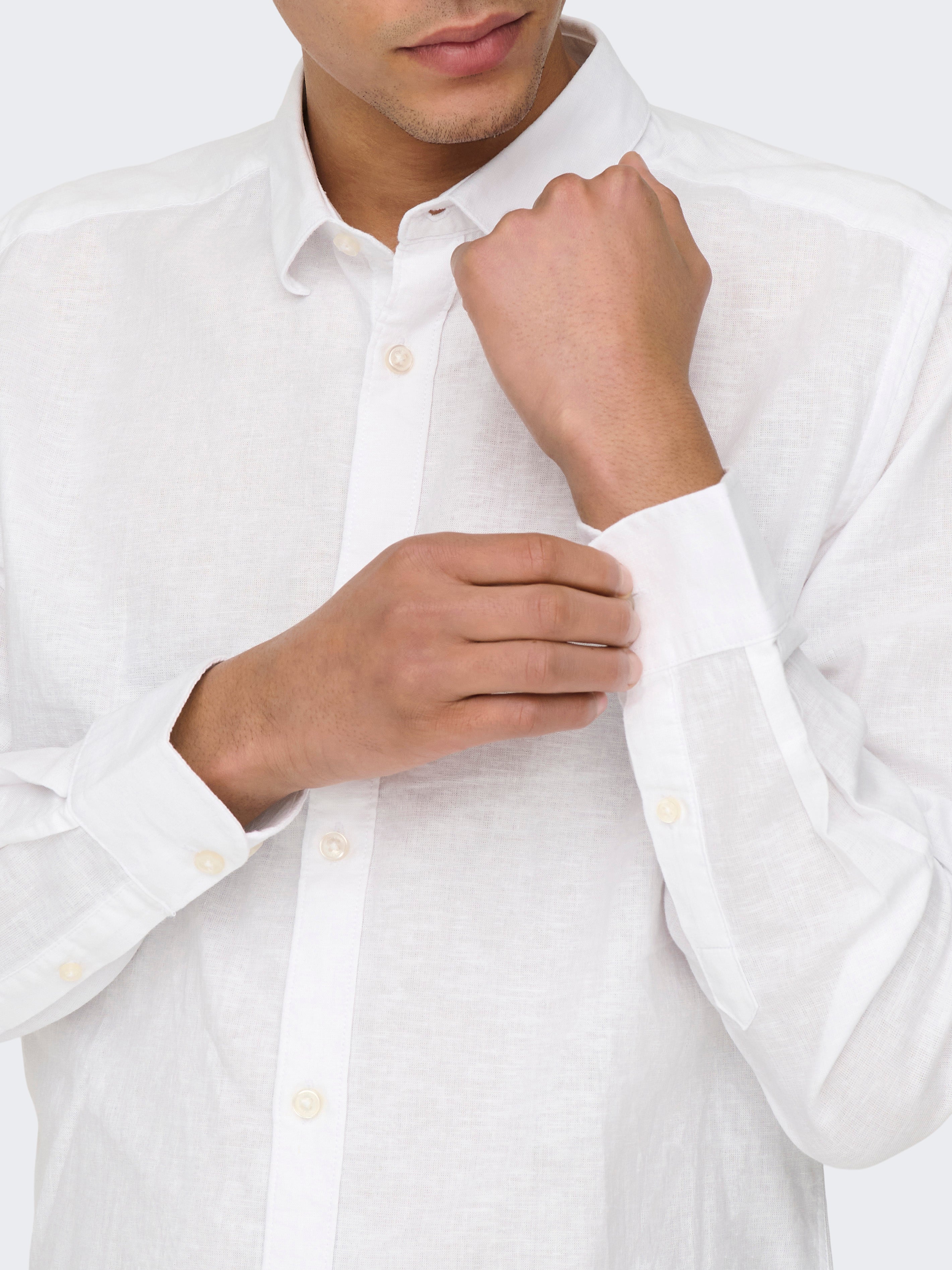 ONSCAIDEN Shirt | White | ONLY & SONS® ONSCAIDEN Shirt | White | ONLY & SONS®