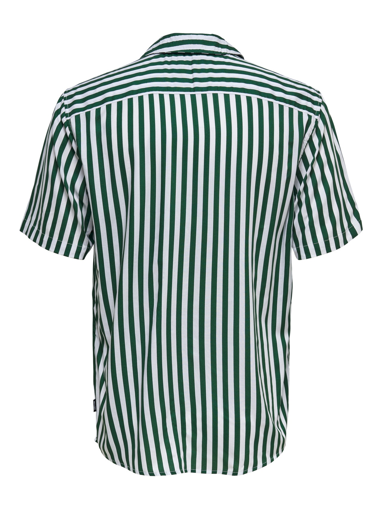 ONLY & SONS Camisas Corte regular Cuello cubano -Dark Green - 22013267