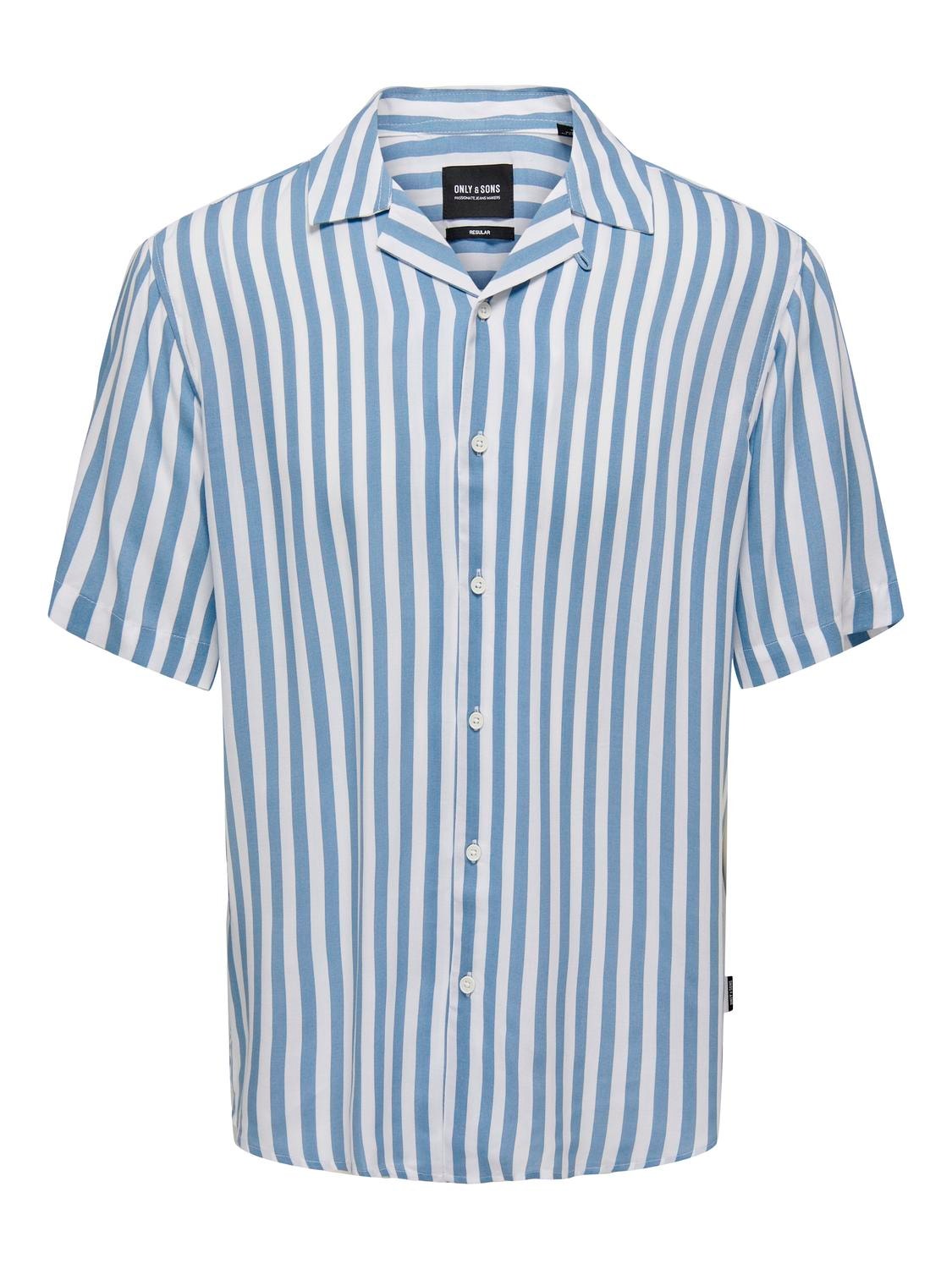 ONLY & SONS Regular Fit Resort collar Shirt -Mountain Spring - 22013267