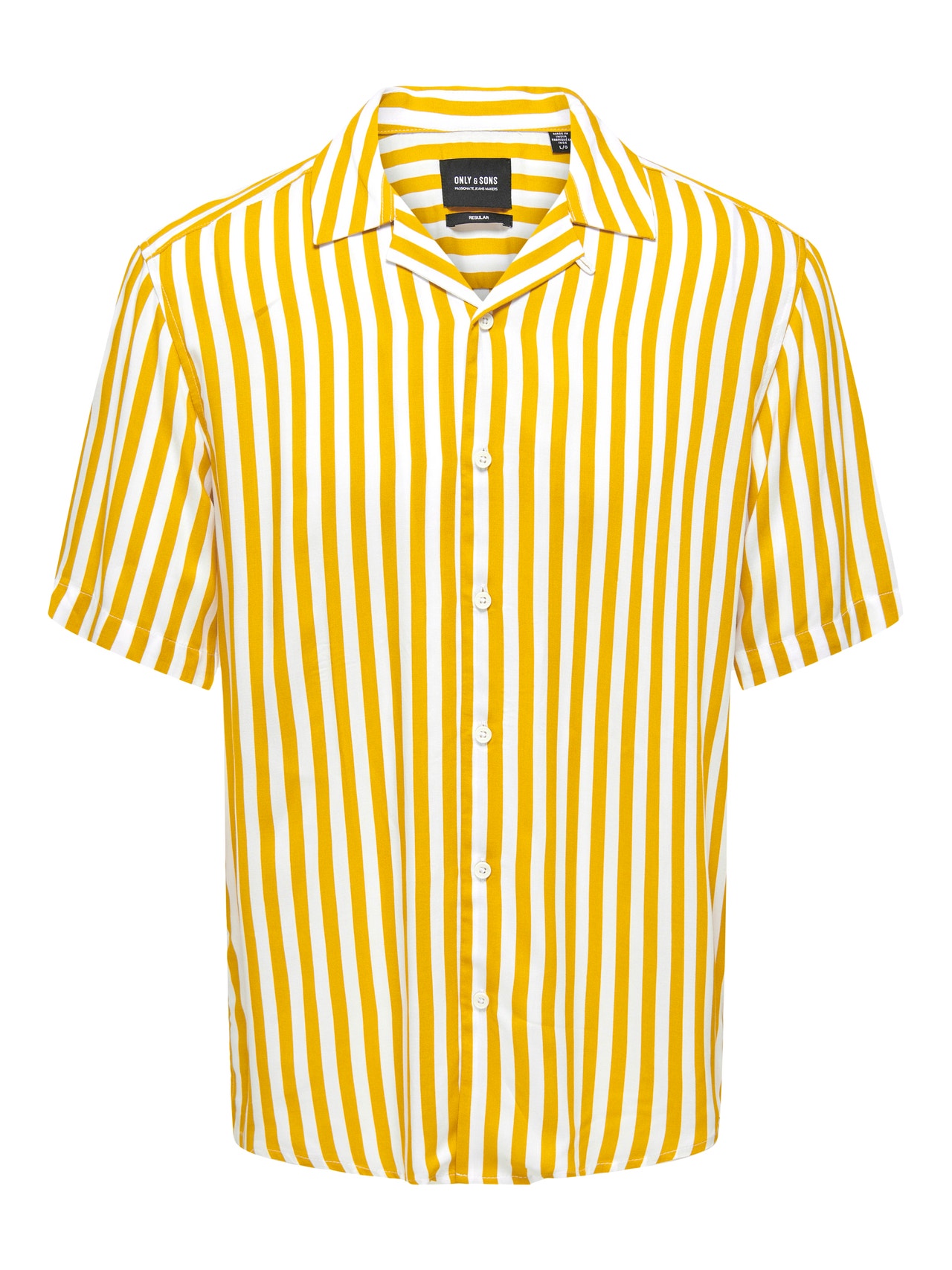 ONLY & SONS Regular fit Resort kraag Overhemd -Mango Mojito - 22013267