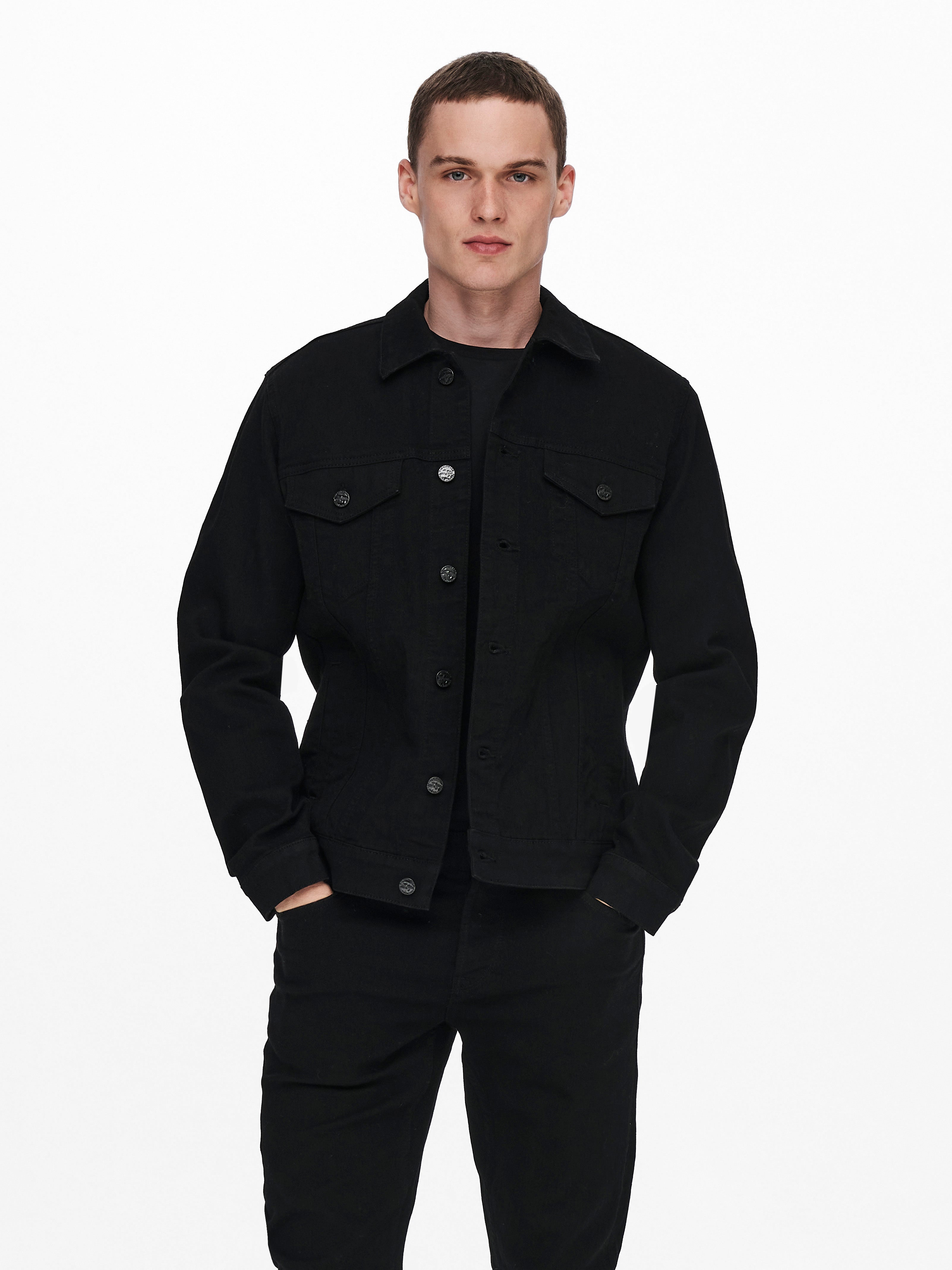 Denim jacket Black ONLY SONS