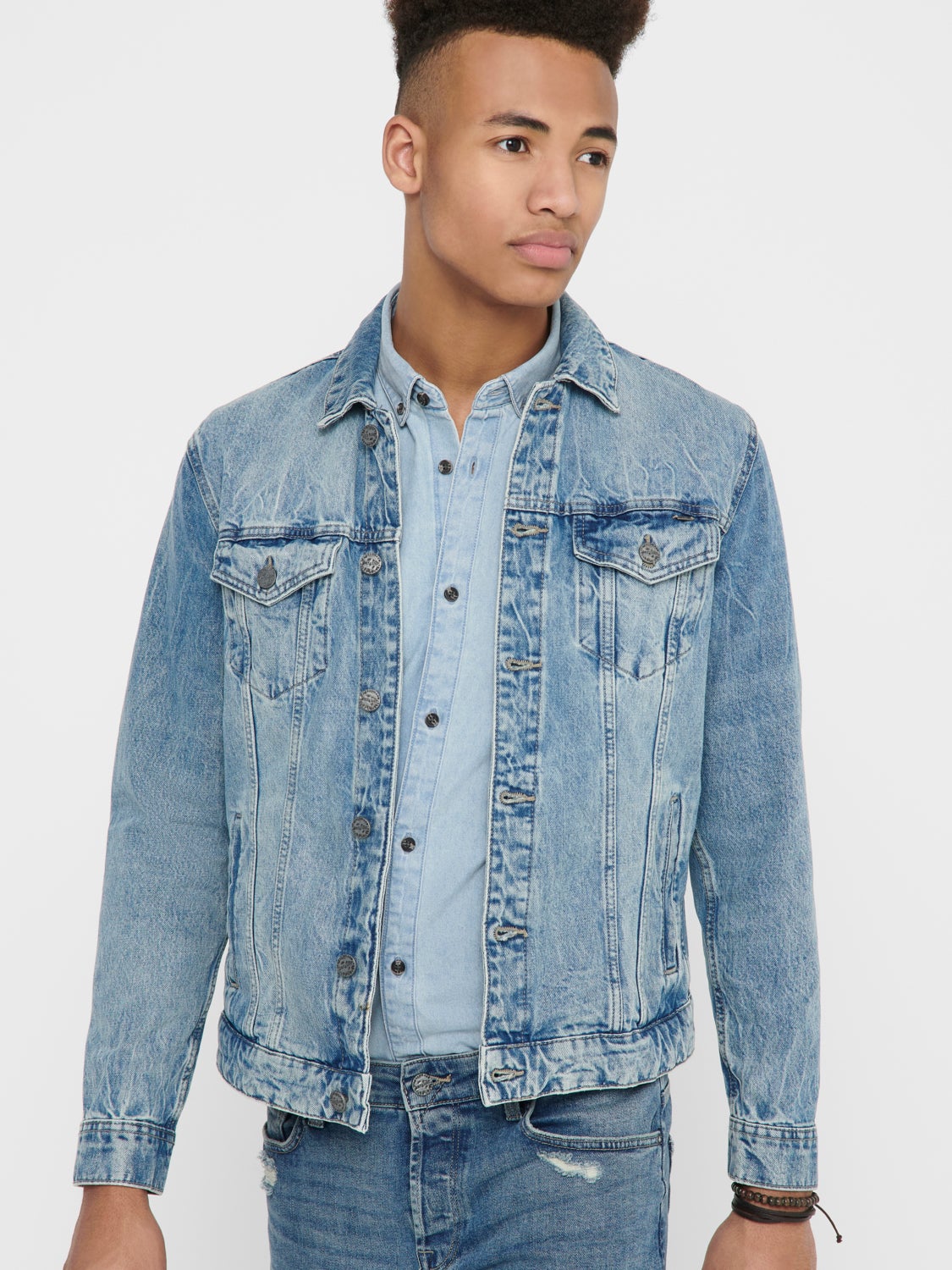 Jacket | White | ONLY \u0026 SONS®