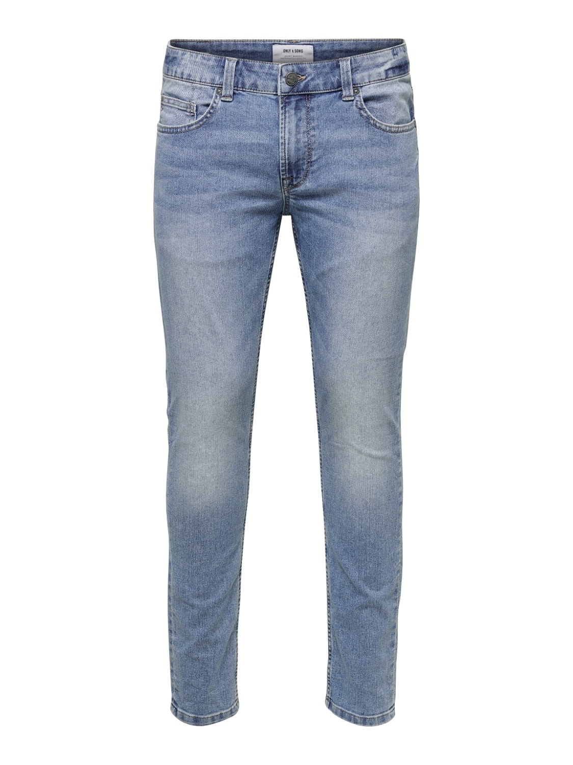 ONLY & SONS Skinny Fit Mittlere Taille Jeans -Blue Denim - 22015149