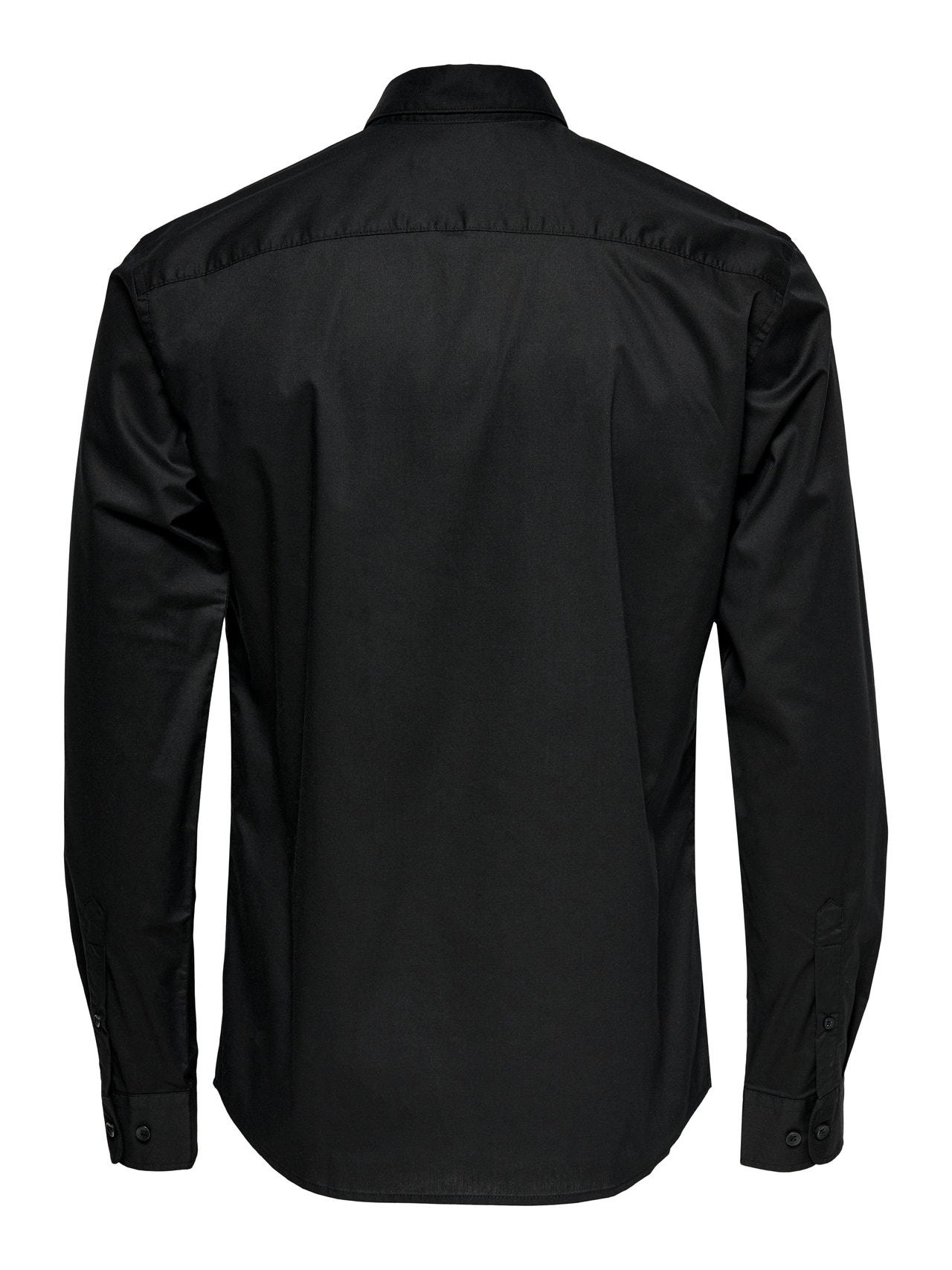 ONLY & SONS Slim Fit Shirt collar Shirt -Black - 22015472