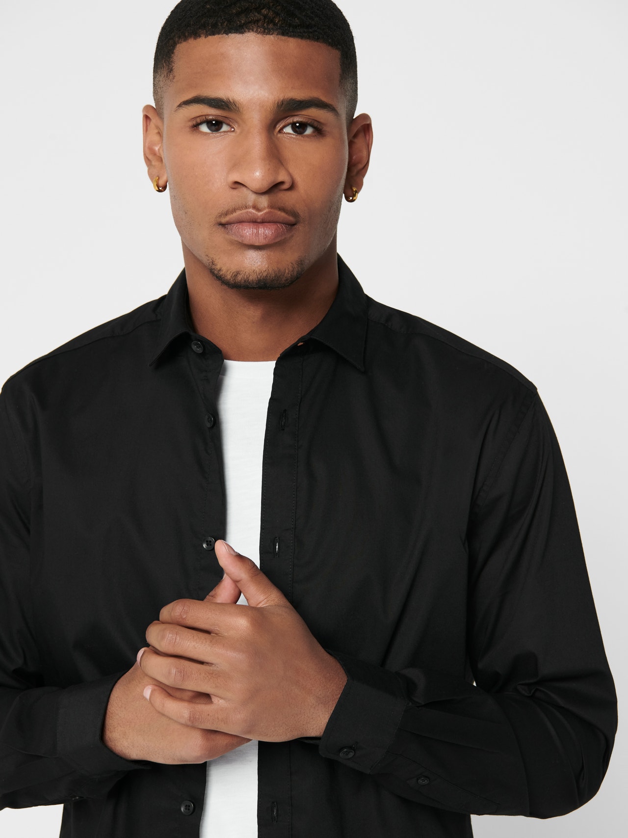 ONLY & SONS Classic shirt -Black - 22015472