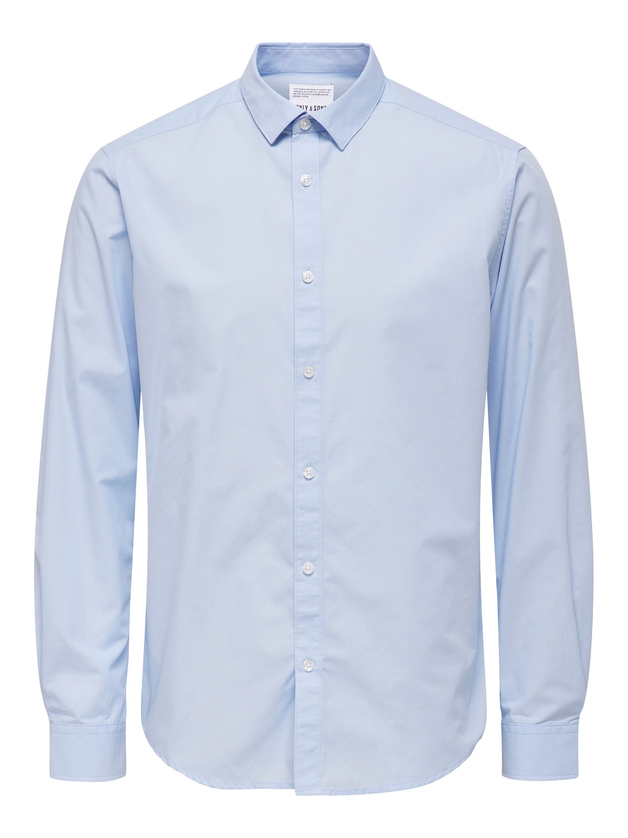 ONLY & SONS Chemises Slim Fit Col chemise -Cashmere Blue - 22015472
