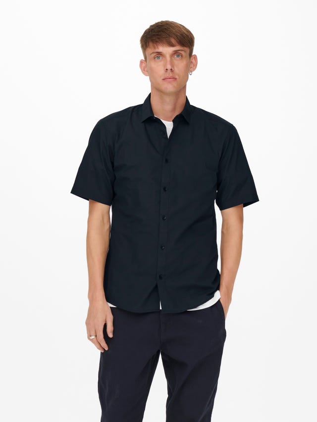 ONLY & SONS Slim fit Overhemd kraag Overhemd - 22015475