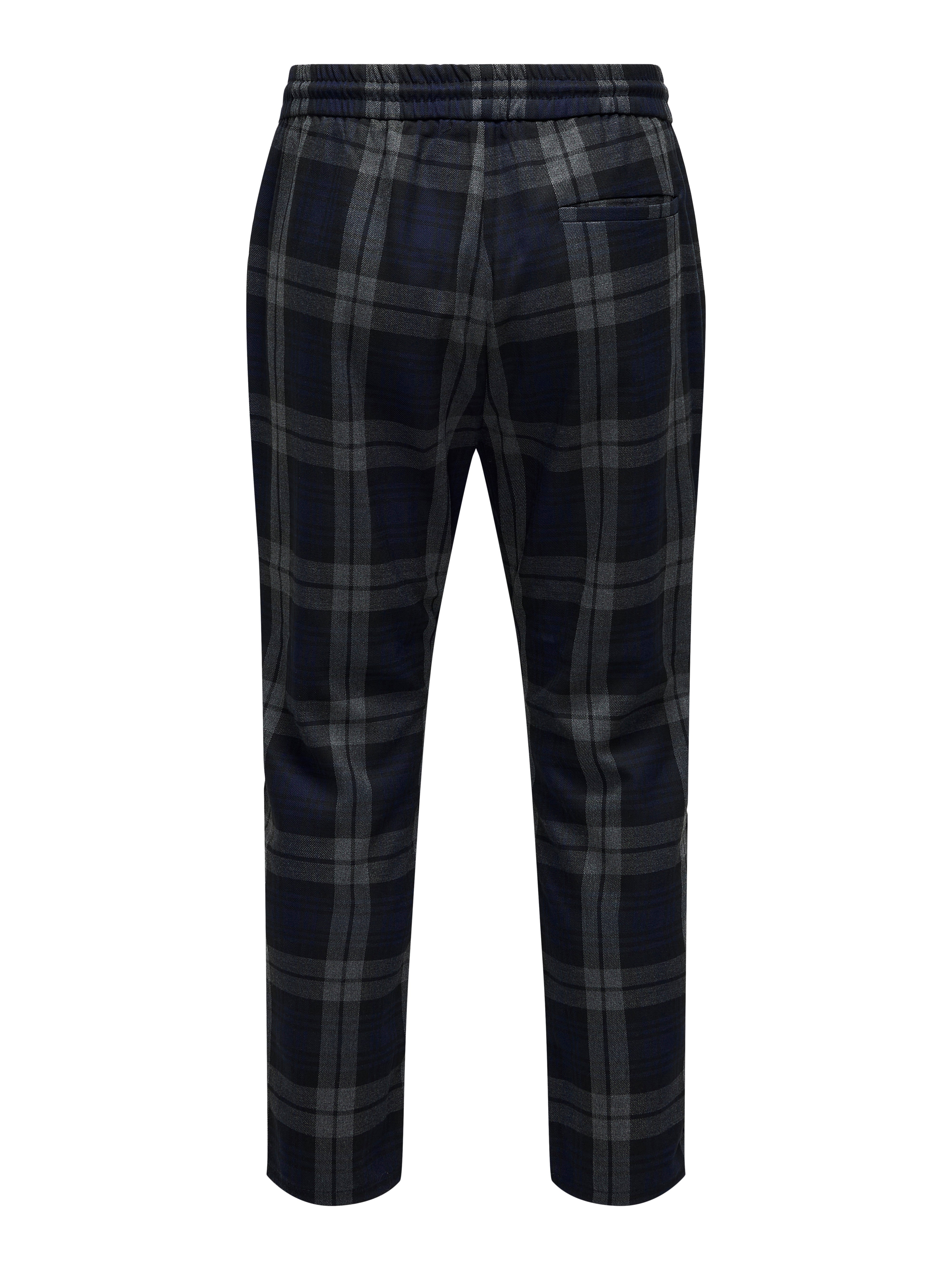 【YOURNUS】Sio Pigment Volume Training Pants ONSLINUS Krój tapered Spodnie chino | Dark Blue | ONLY & SONS®