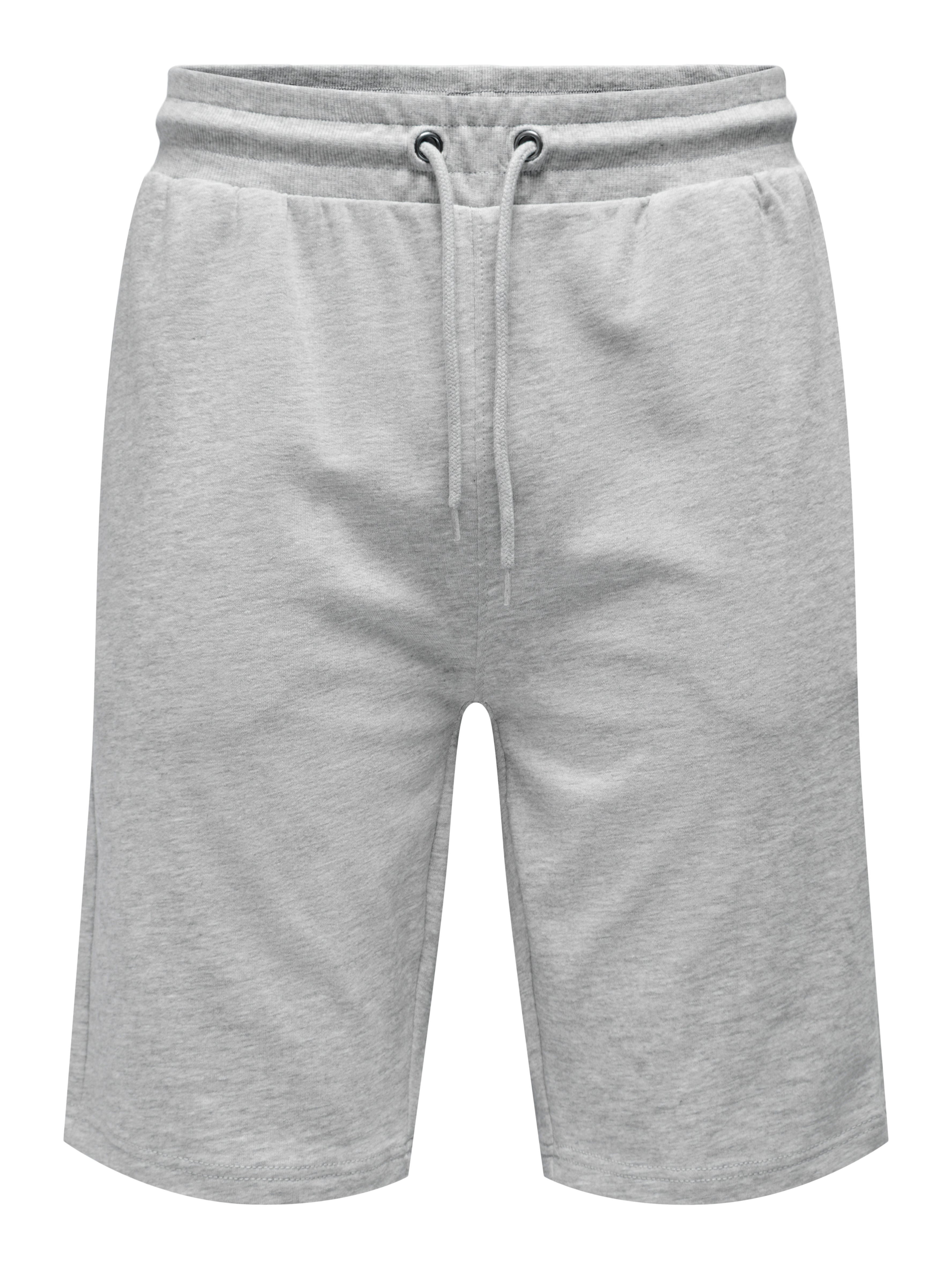 ONSNEIL Mid waist Regular Fit Shorts | Light Grey | ONLY & SONS® 