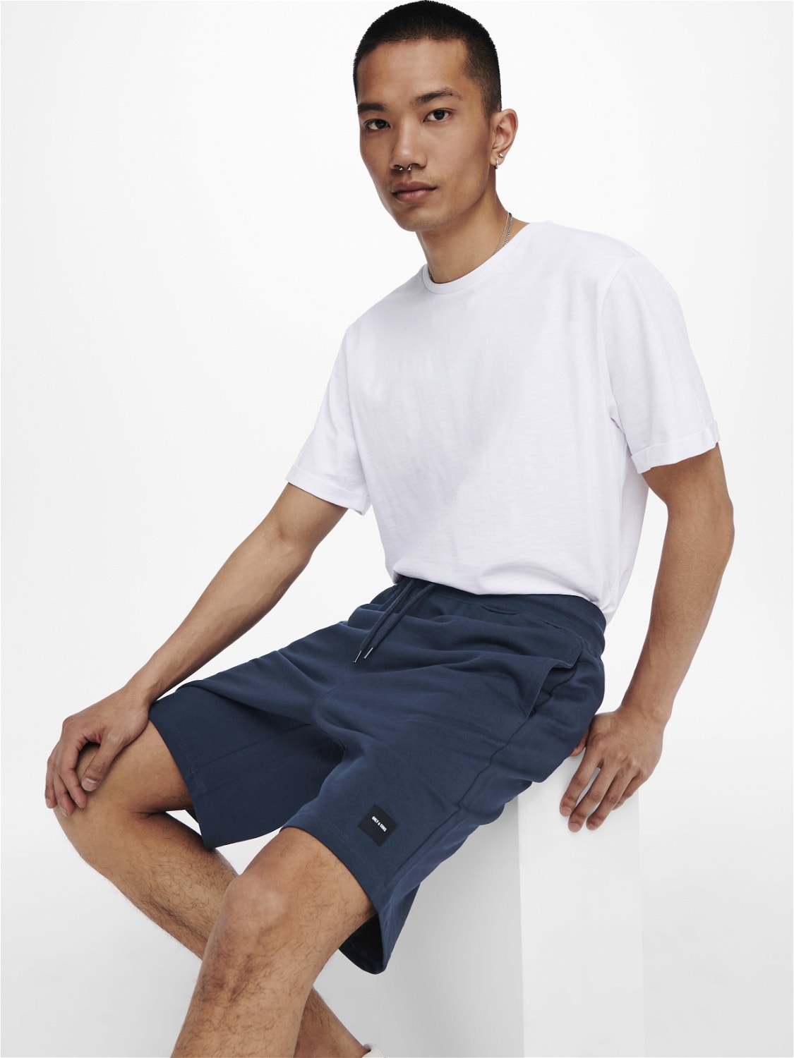 ONLY & SONS Normal geschnitten Mittlere Taille Shorts -Dress Blues - 22015623