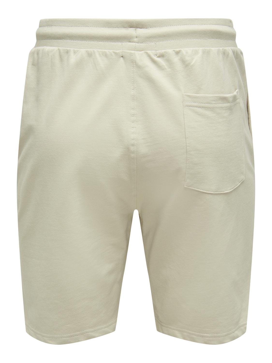 ONLY & SONS Normal geschnitten Mittlere Taille Shorts -Pelican - 22015623