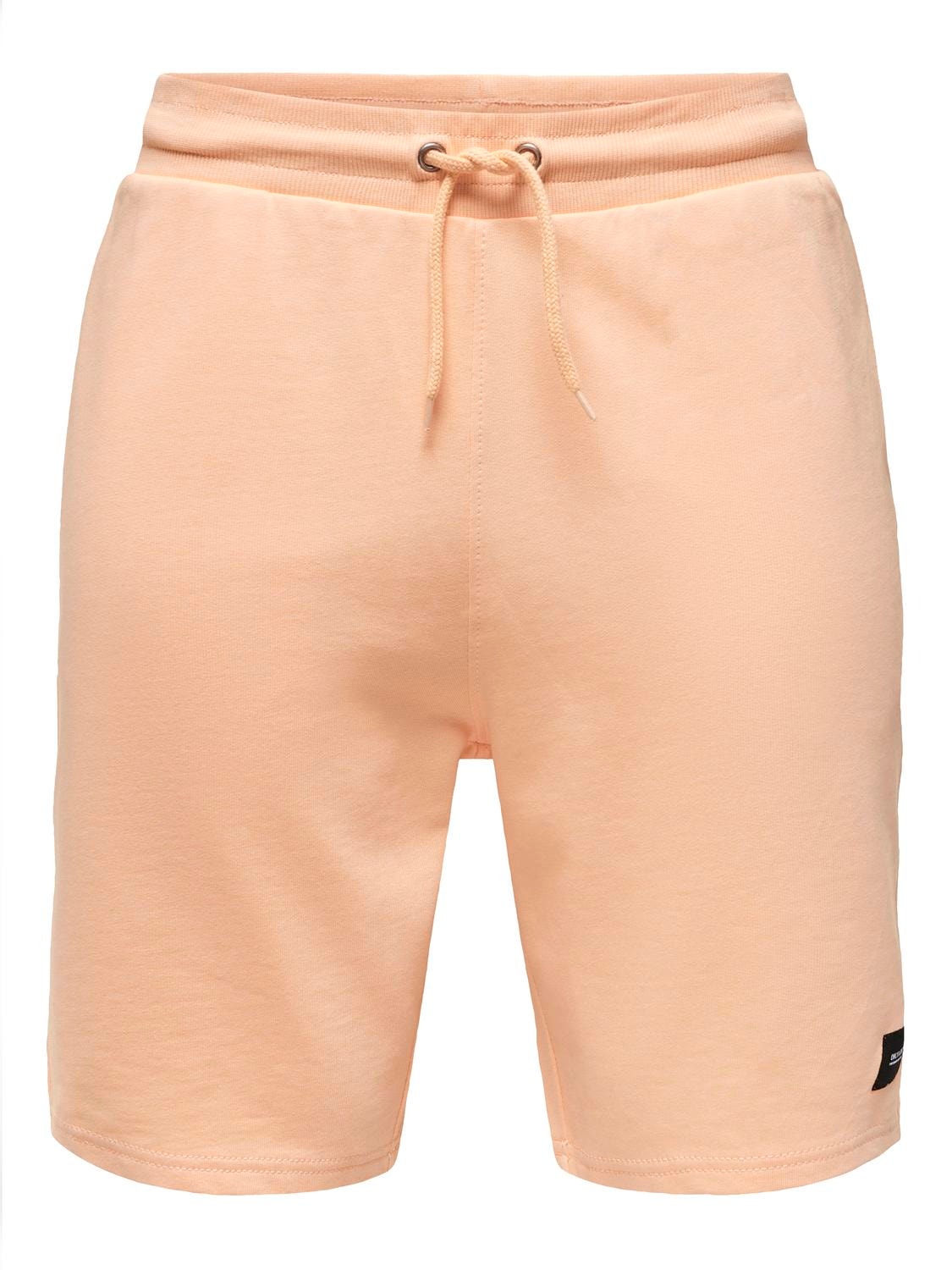 ONLY & SONS Normal geschnitten Mittlere Taille Shorts -Peach Nectar - 22015623