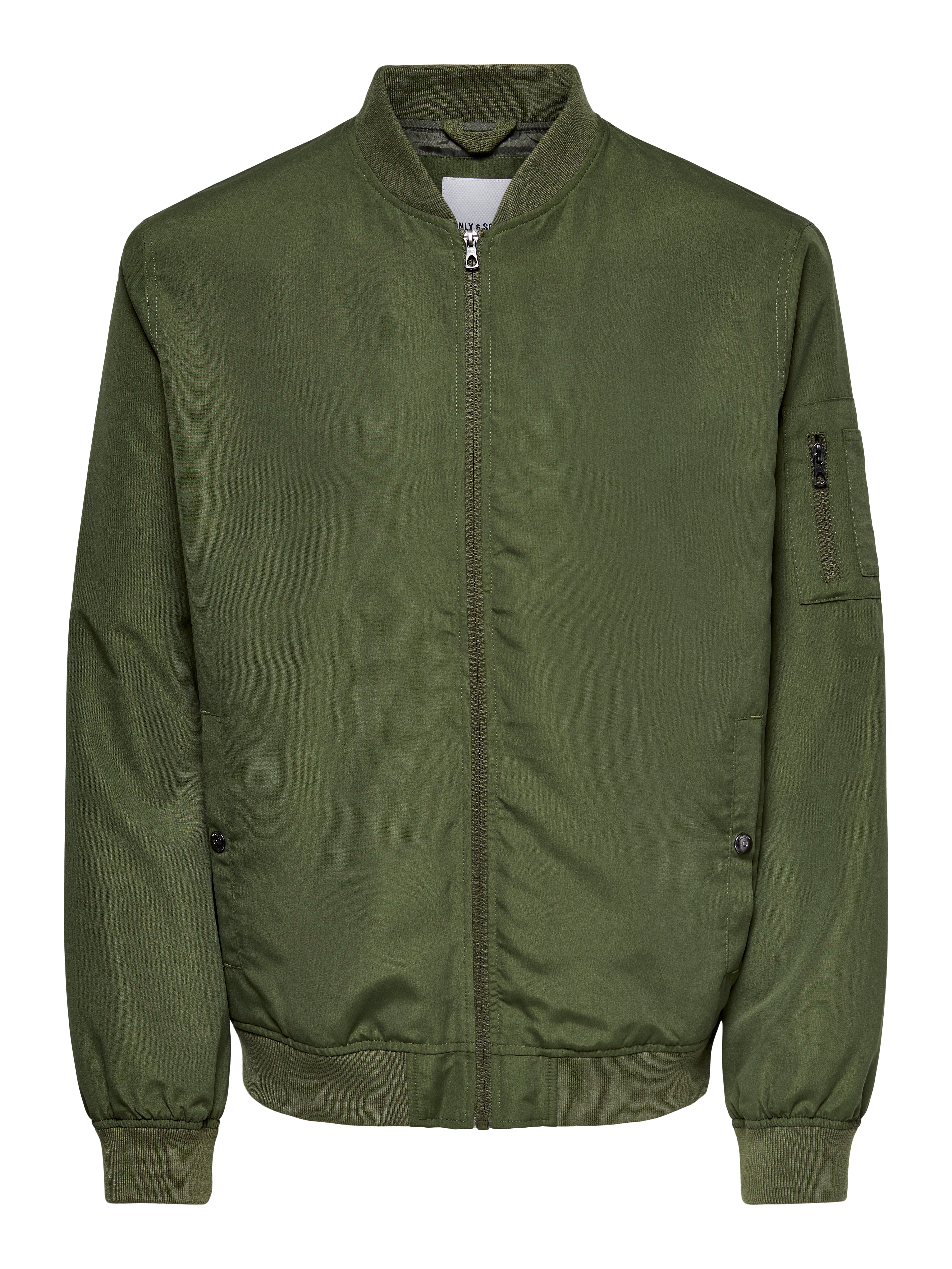 Full Sleeve Fleece Olive Green Color Plain Jacket – TRIPR