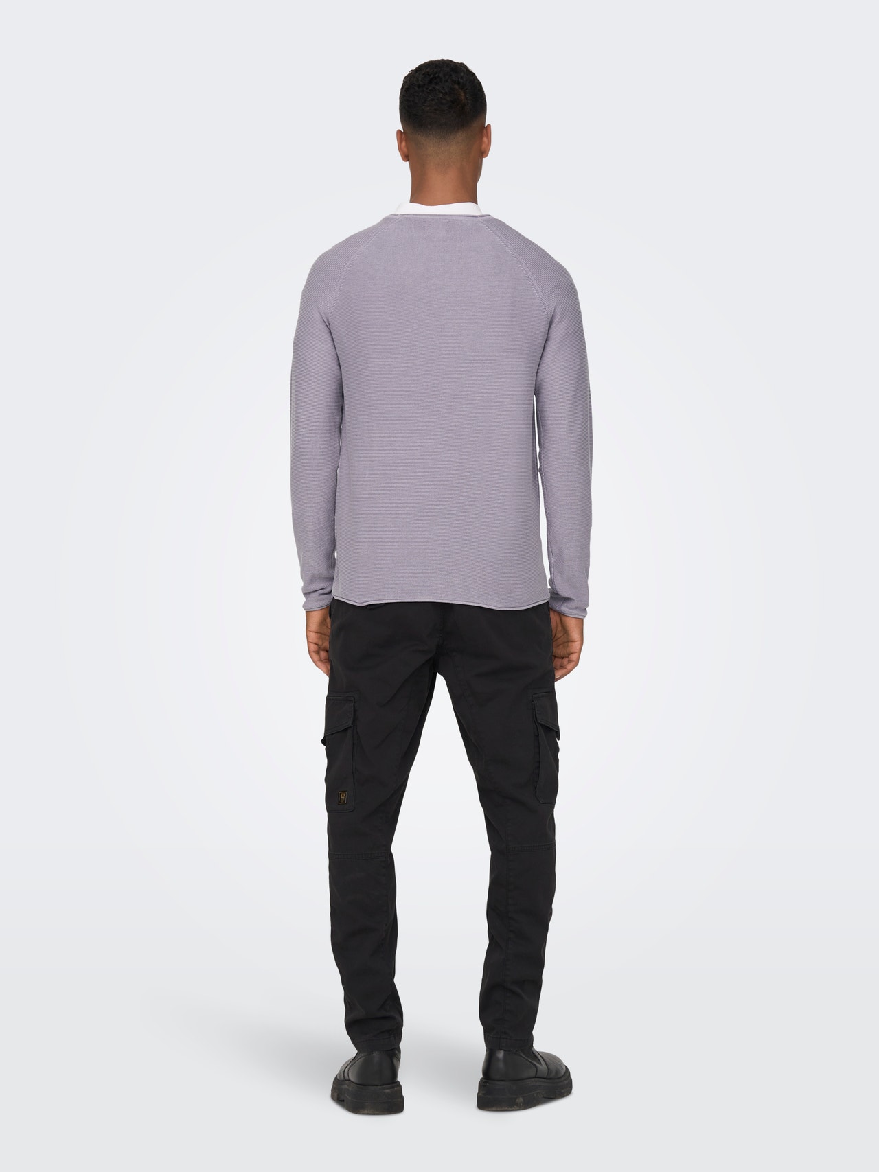 ONLY & SONS Pull-overs Col ras du cou -Purple Ash - 22016131