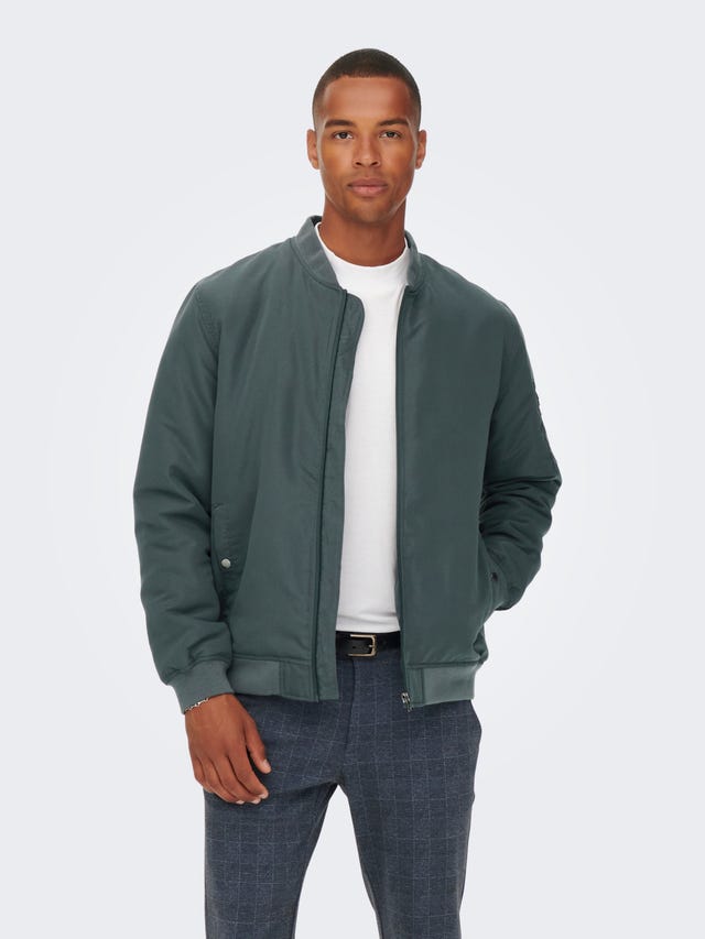 ONLY & SONS Baseball Ribbed cuffs Jacket - 22016473