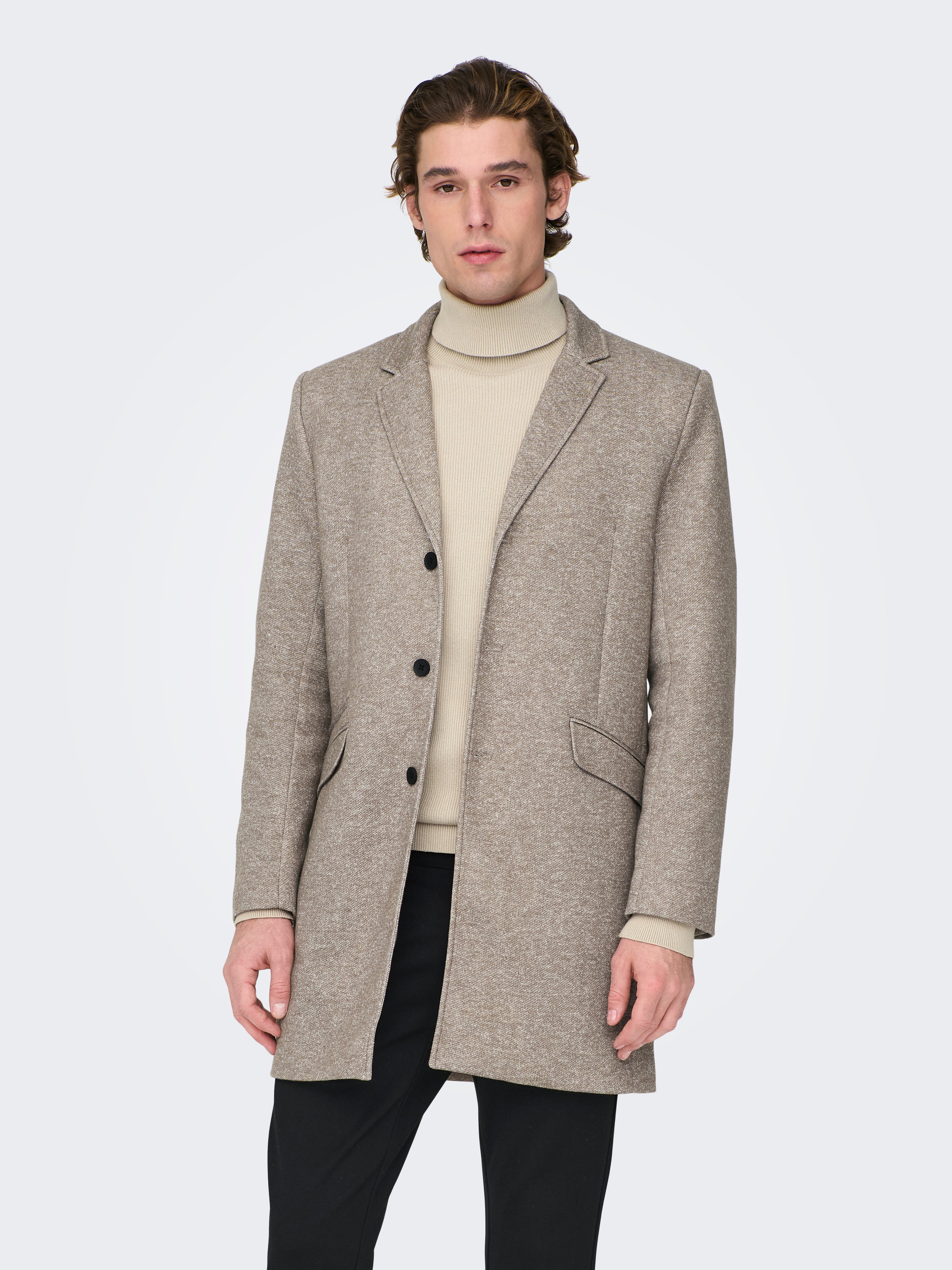 Only and sons wool on sale coat